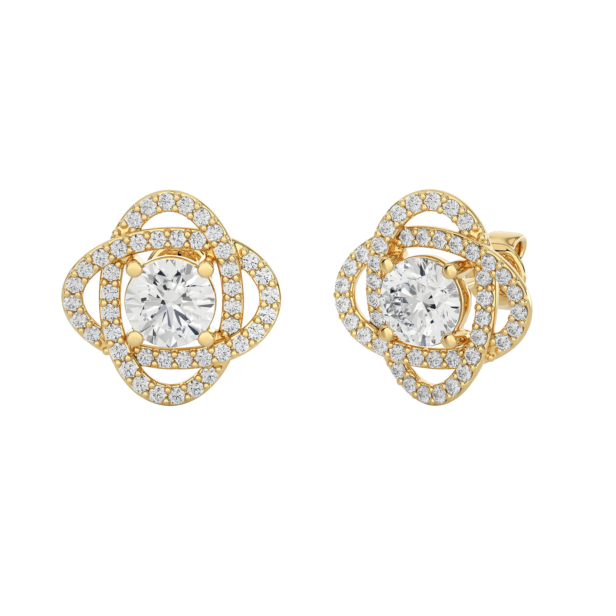 Solitaire Earrings