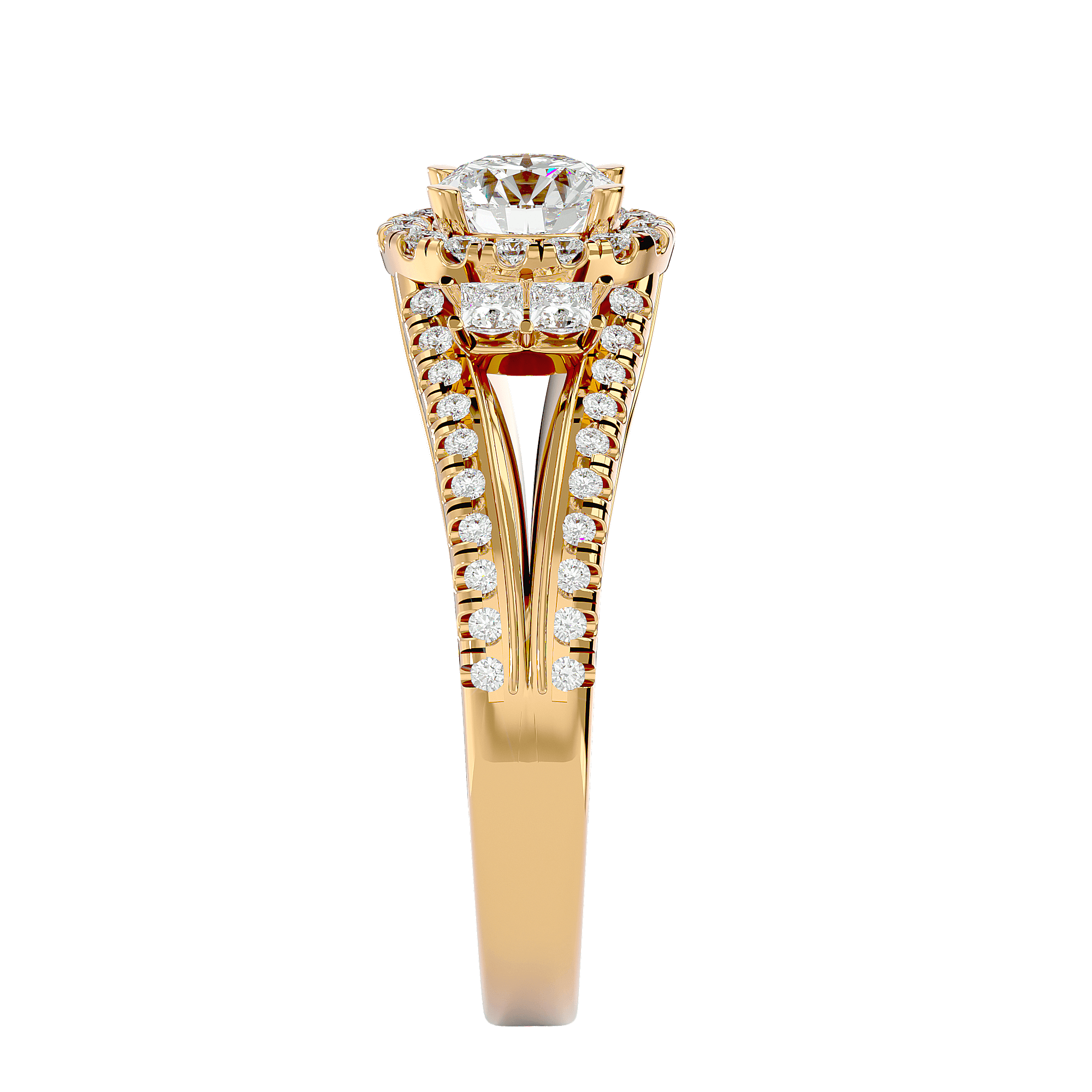 Elenora Diamond Halo Ring