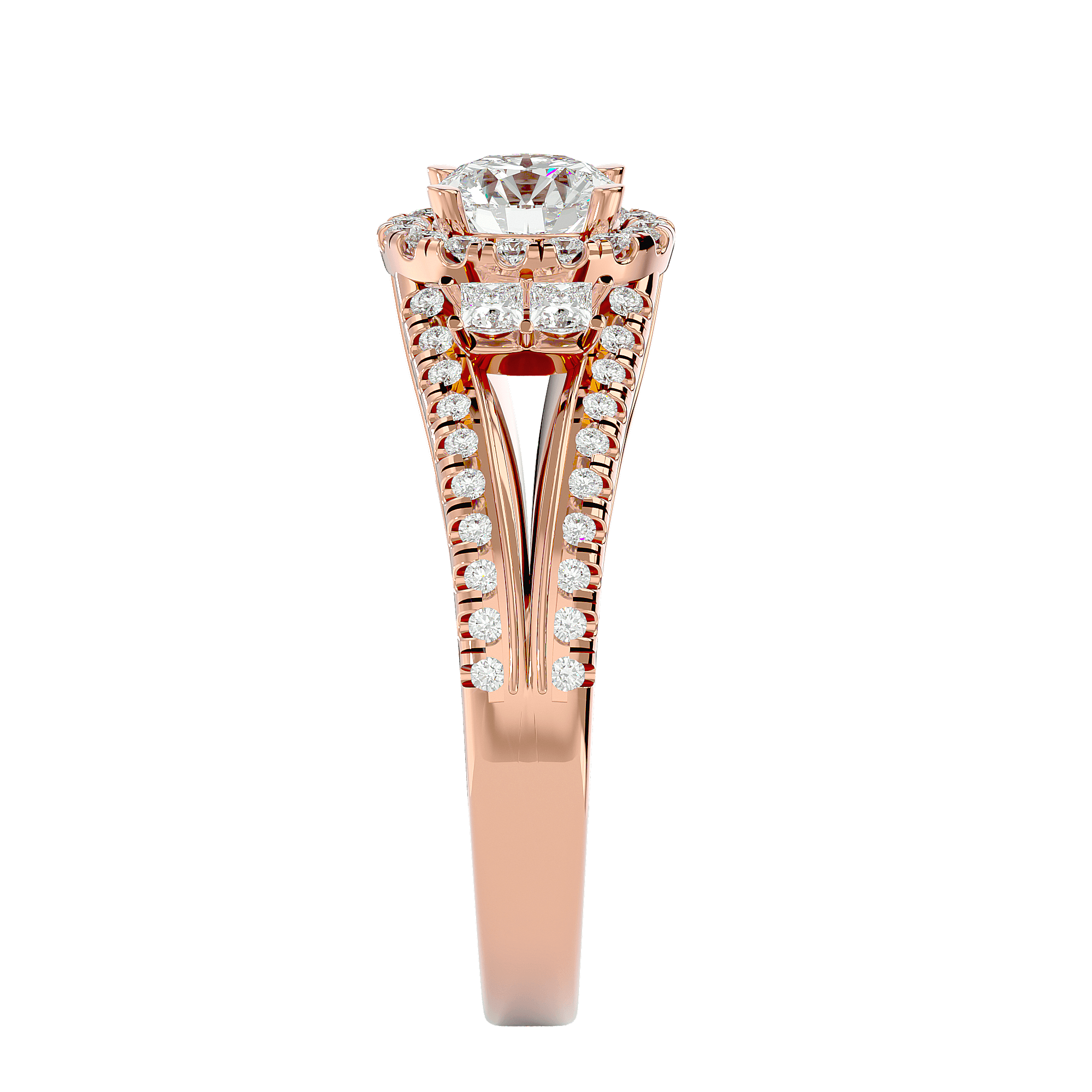 Elenora Diamond Halo Ring