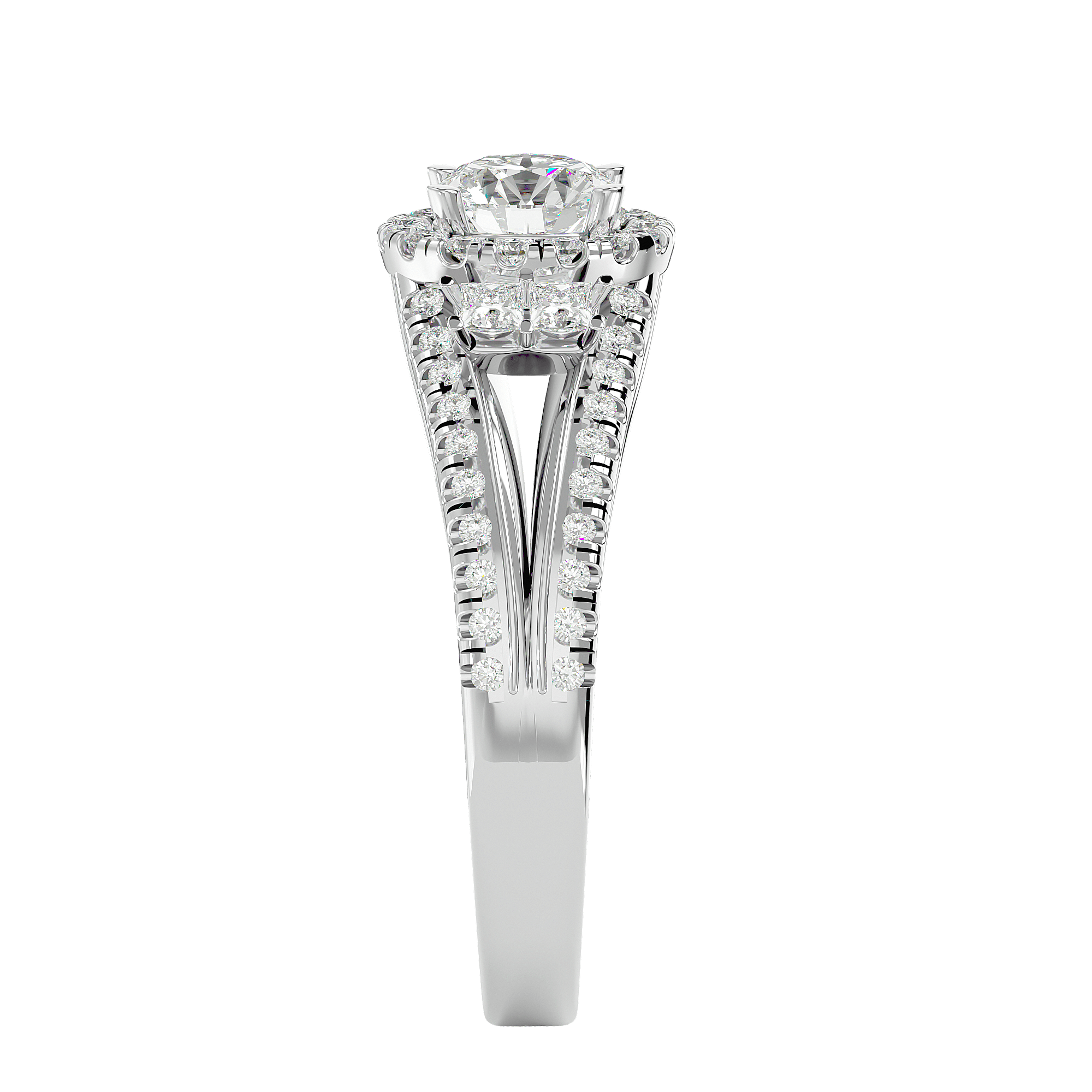 Elenora Diamond Halo Ring