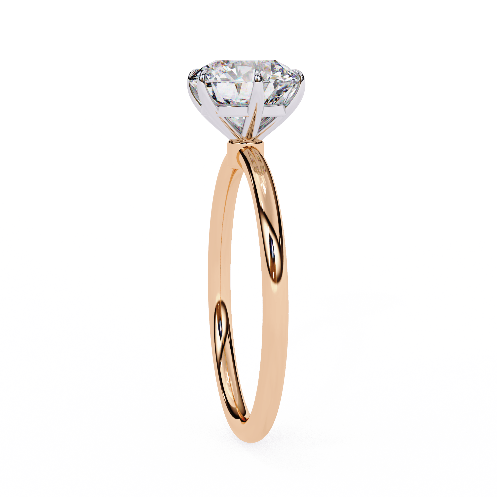 1 carat round brilliant Solitaire Ring