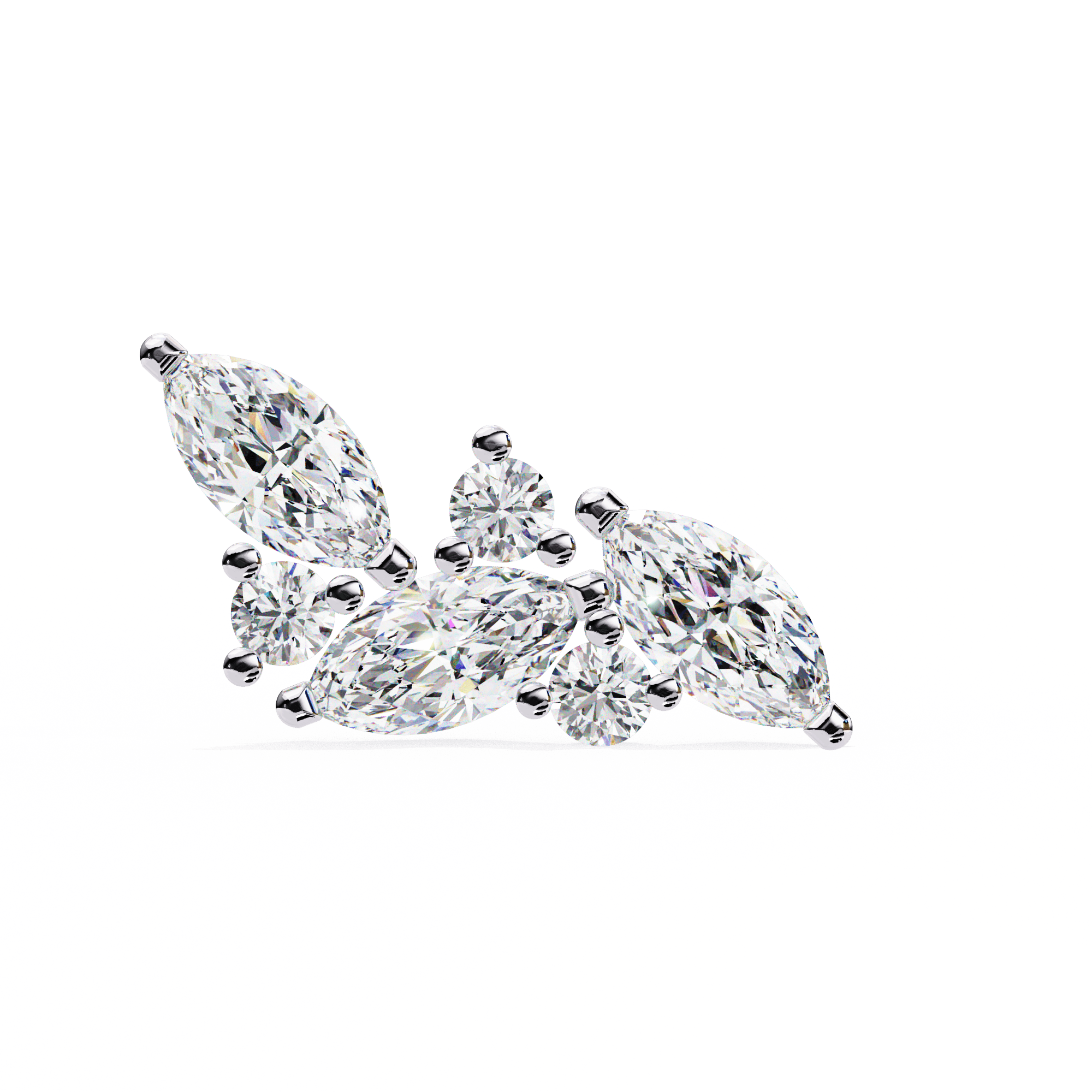 Flora Diamond Earring