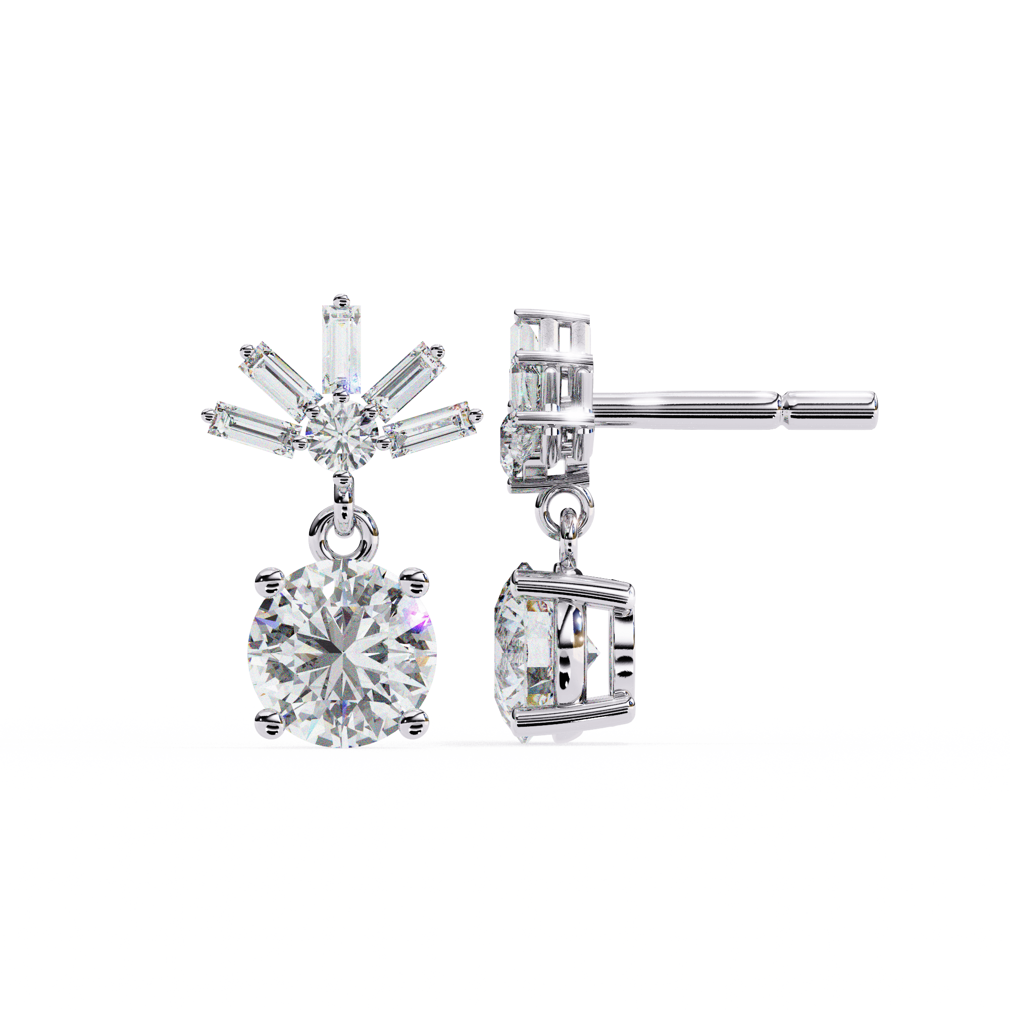 Janet Diamond Earring