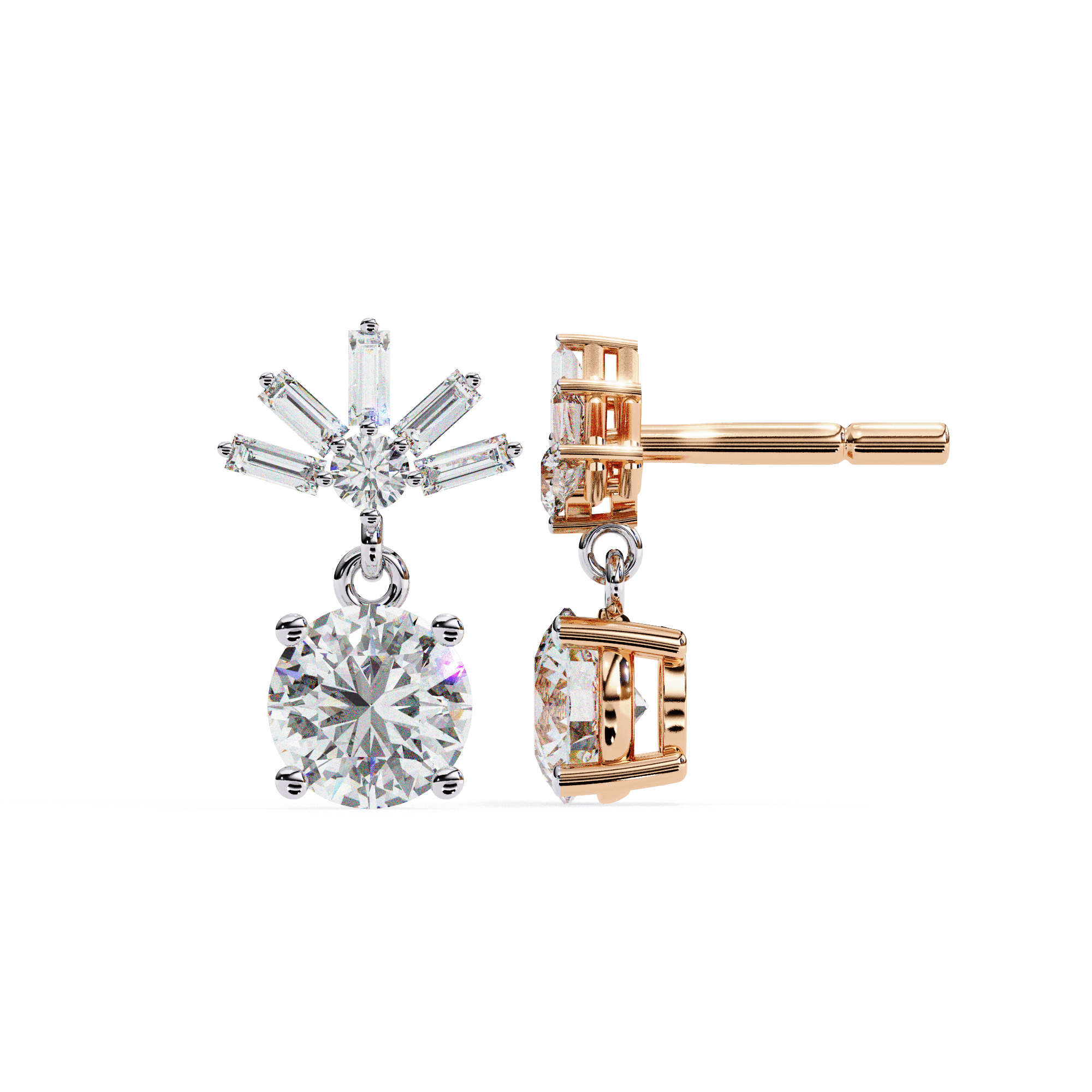 Janet Diamond Earring