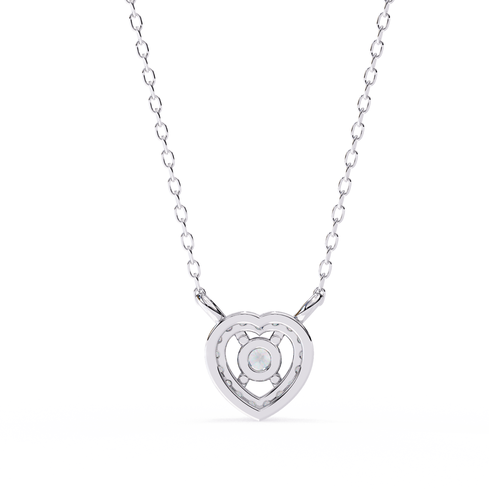 Hearty Spark Diamond Pendant