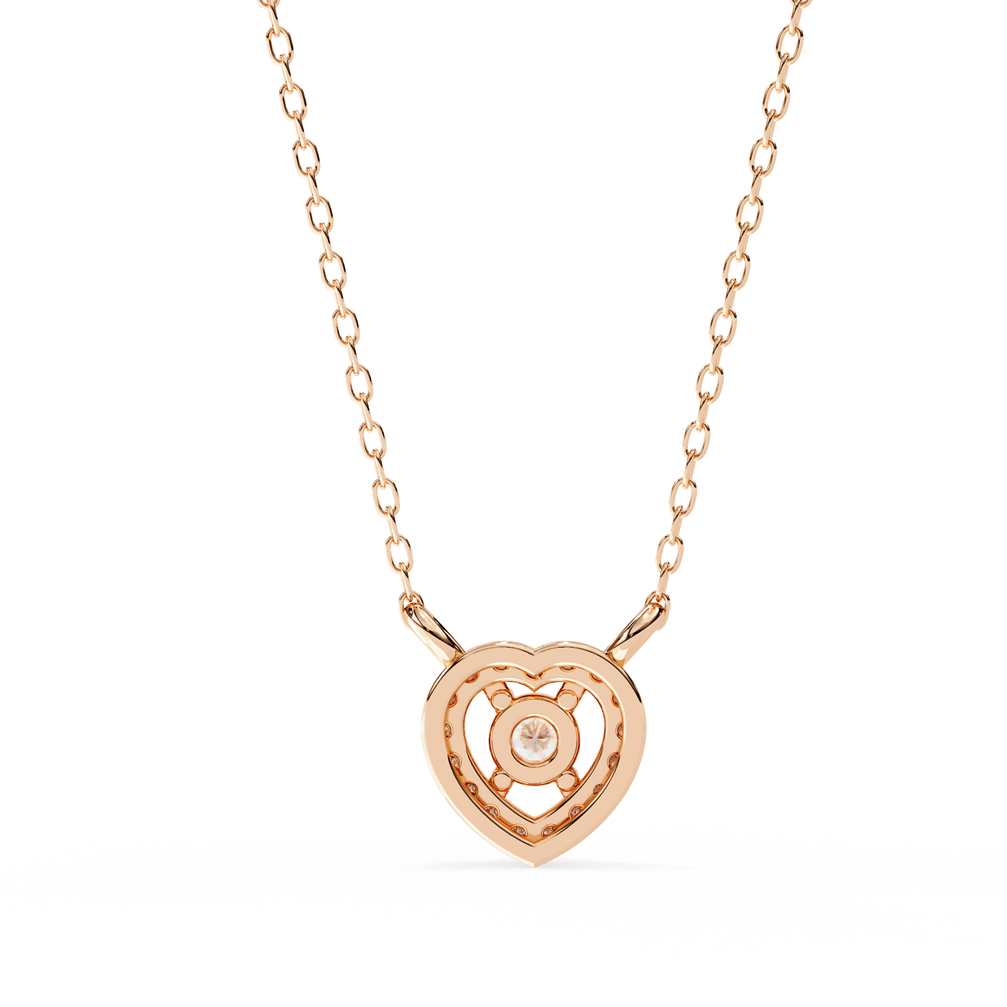 Hearty Spark Diamond Pendant