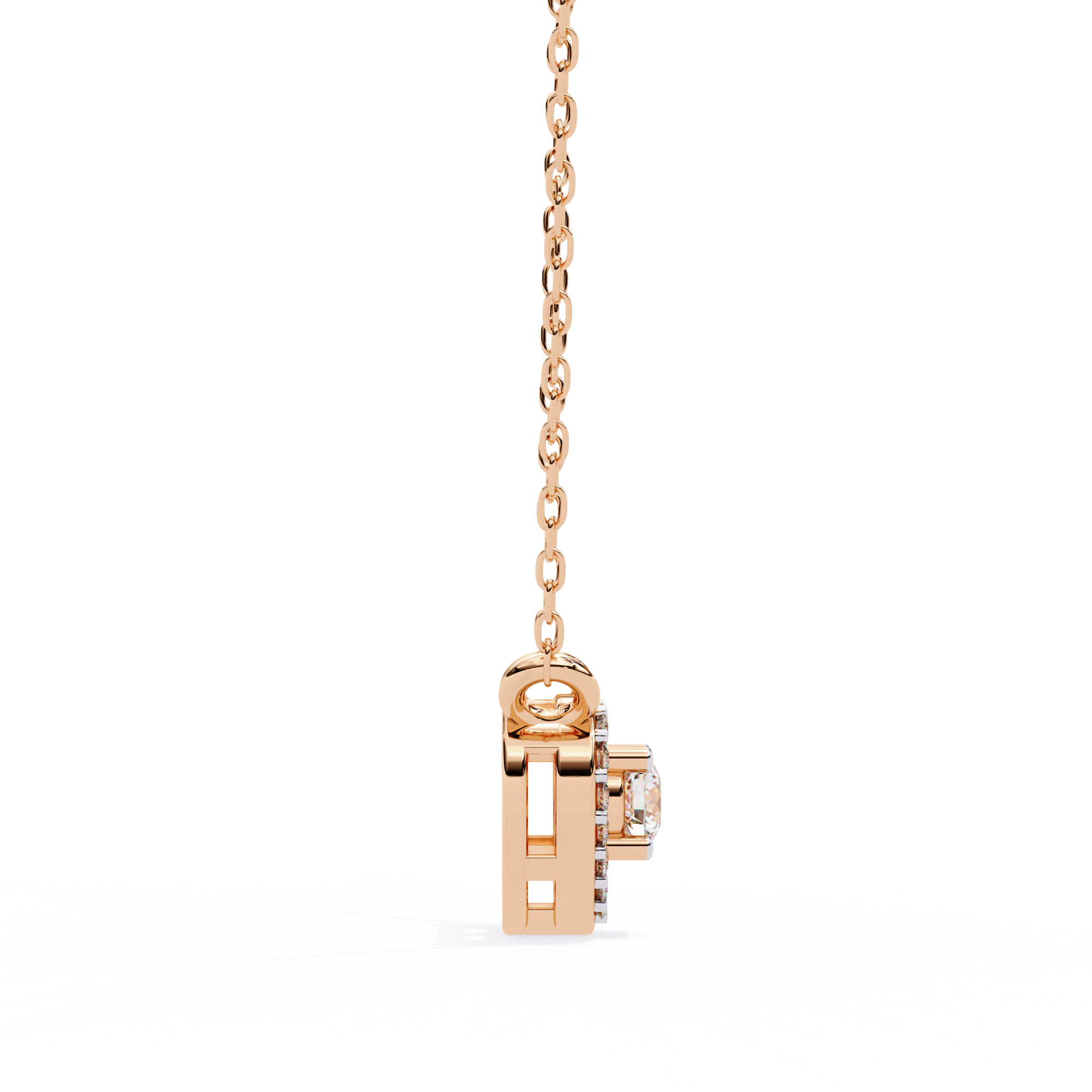 Hearty Spark Diamond Pendant