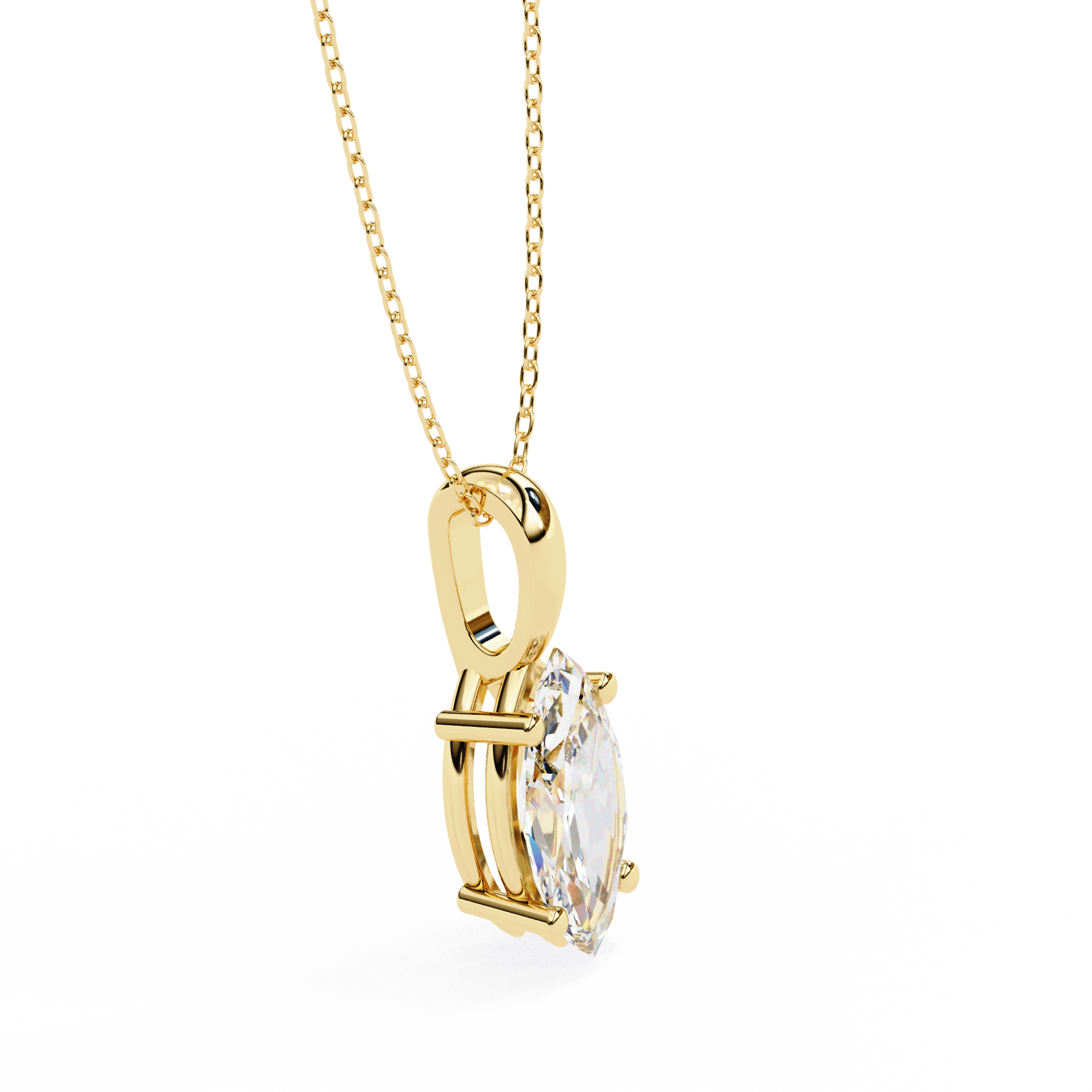 Alpha Diamond Pendant