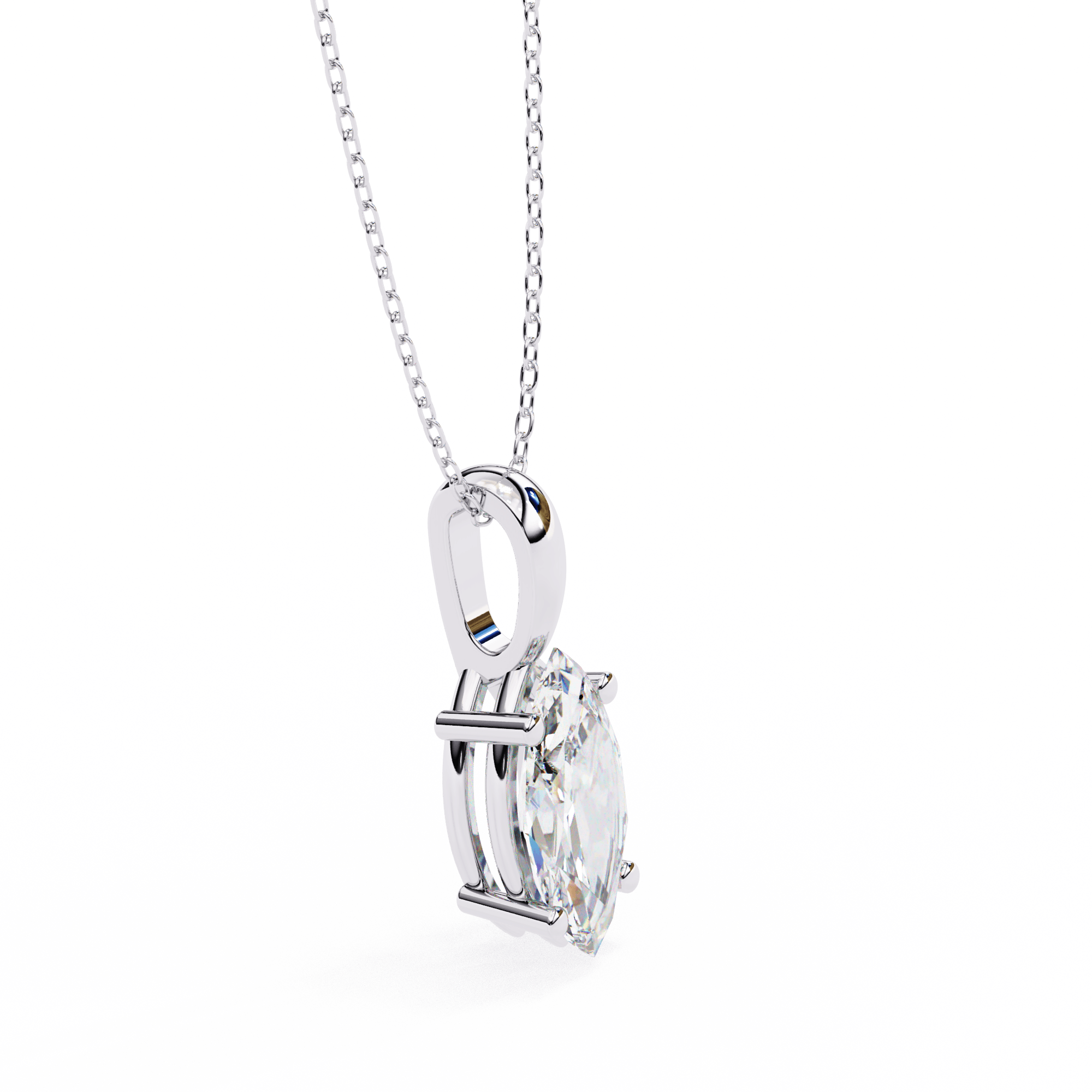 Alpha Diamond Pendant