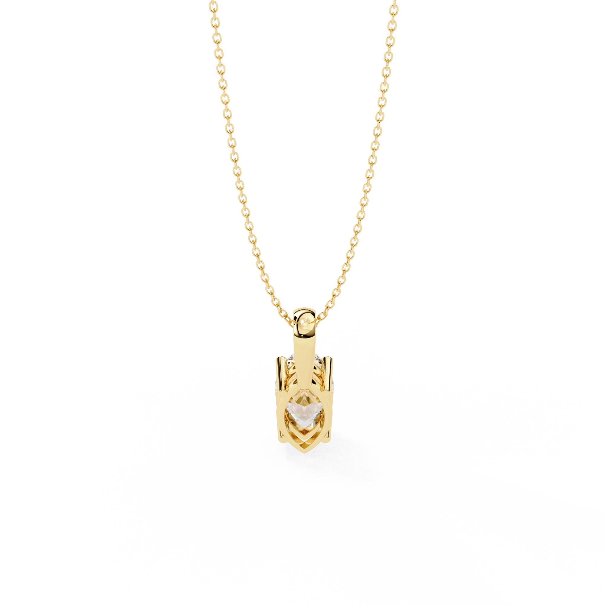 Alpha Diamond Pendant