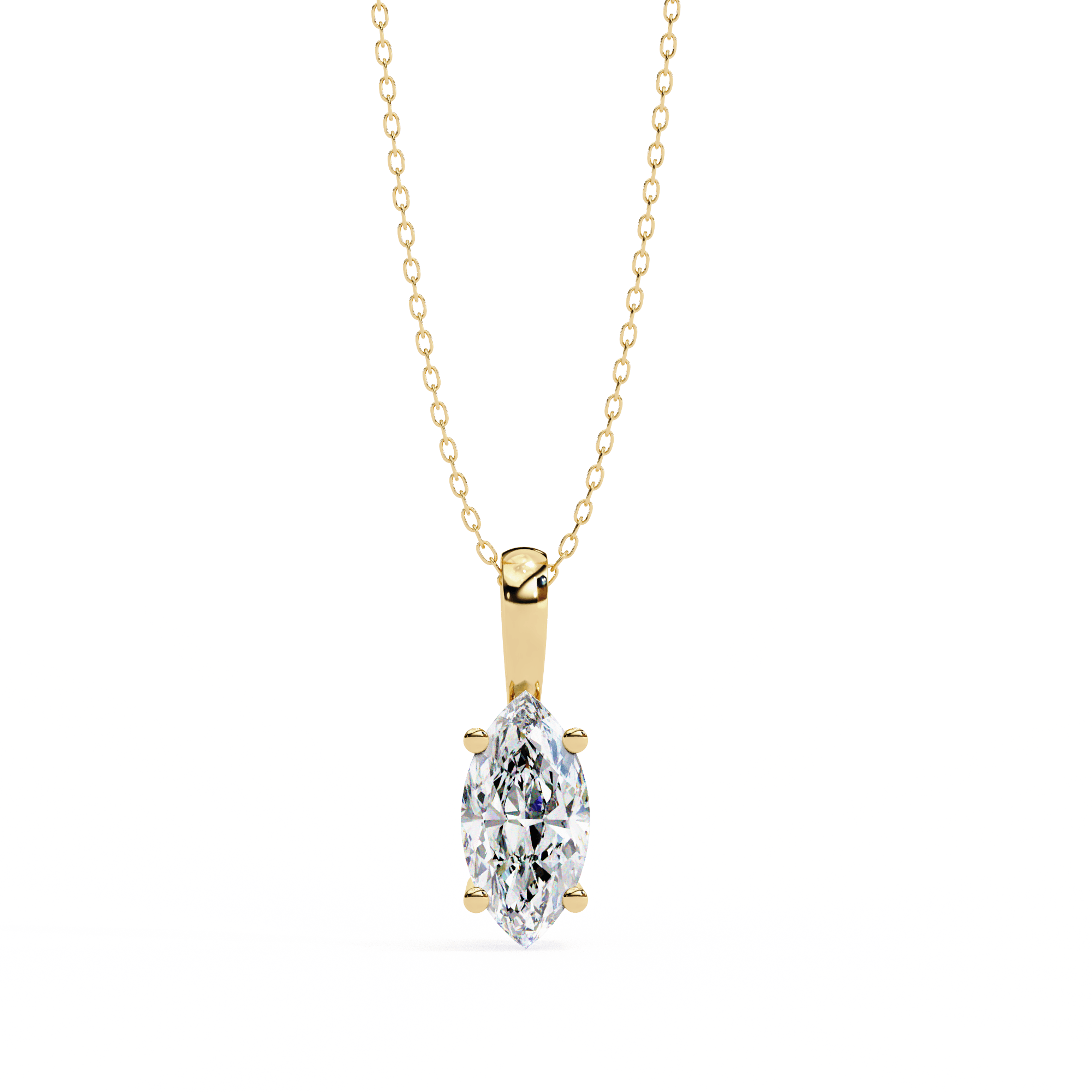 Alpha Diamond Pendant