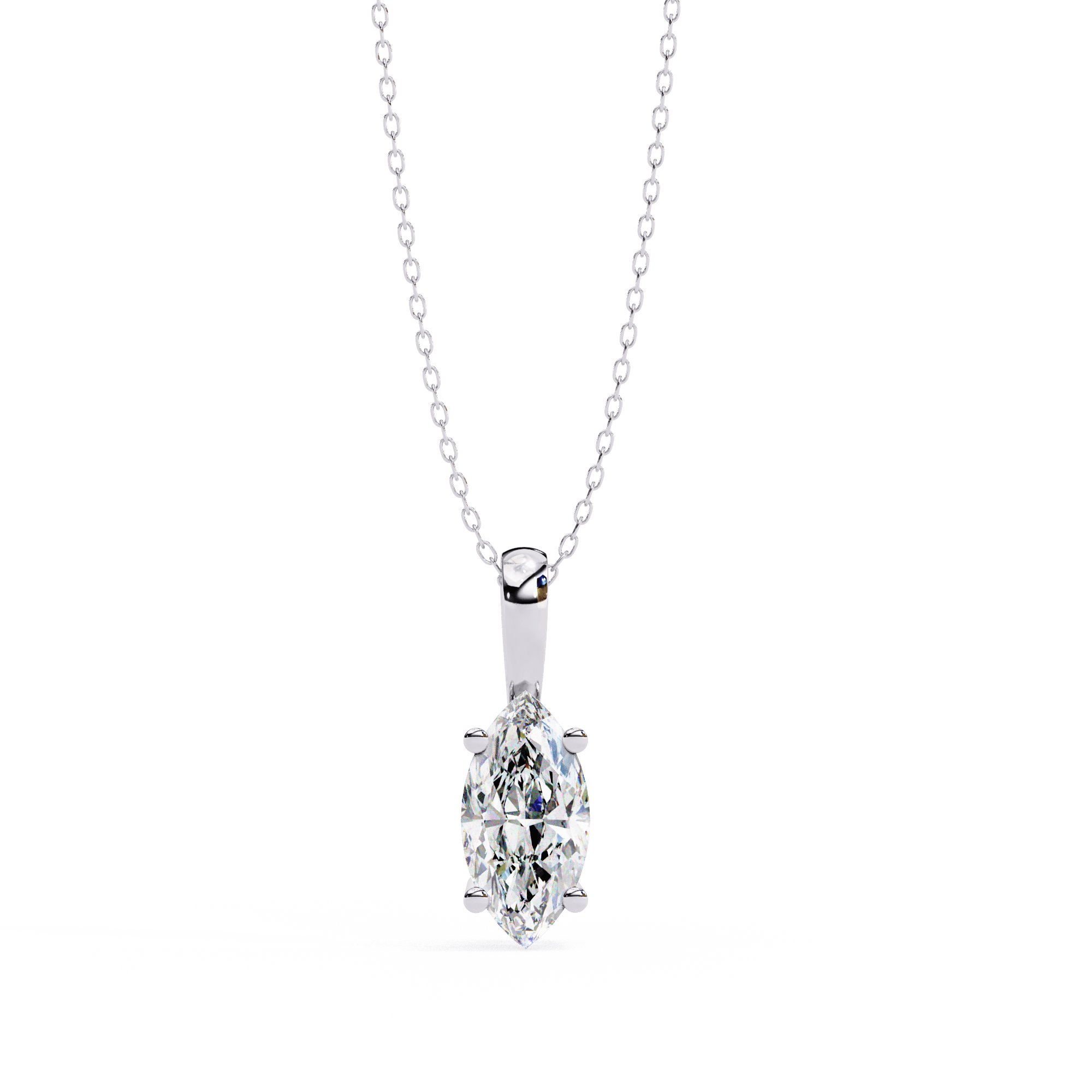 Alpha Diamond Pendant