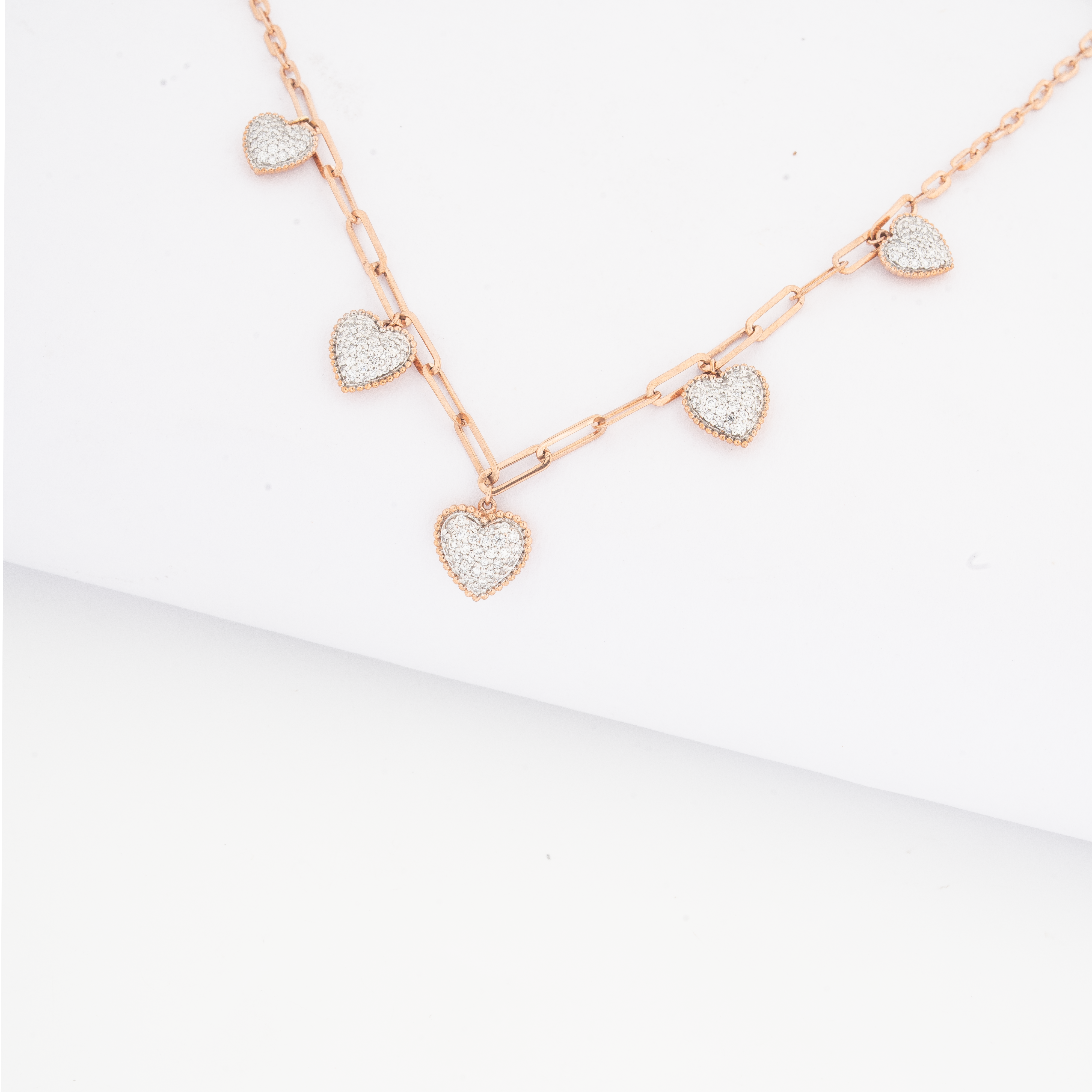 Heart Charmer Diamond Necklace