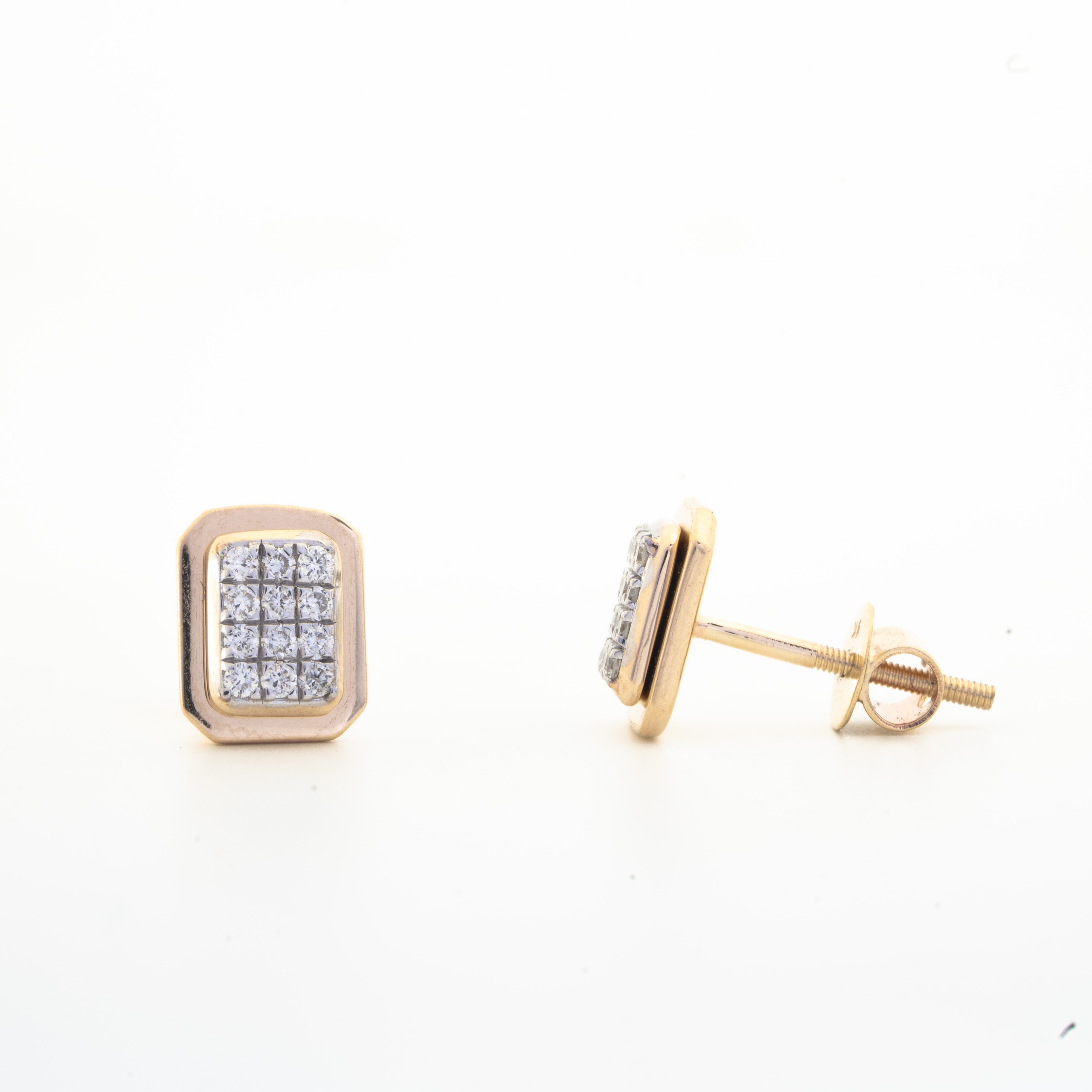 Elaris Diamond Cluster Stud Earrings