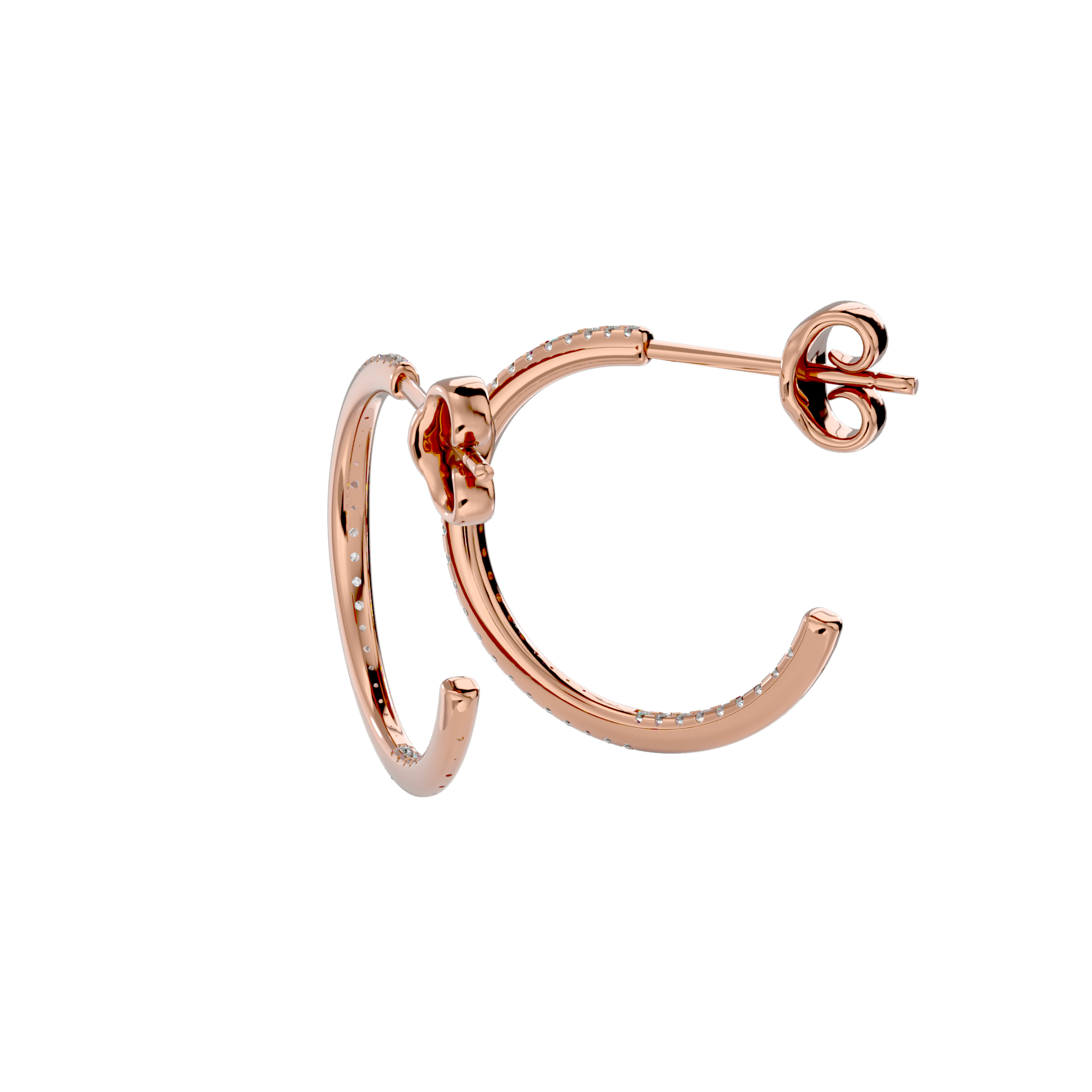 Bali Lab grown Diamond Earrings
