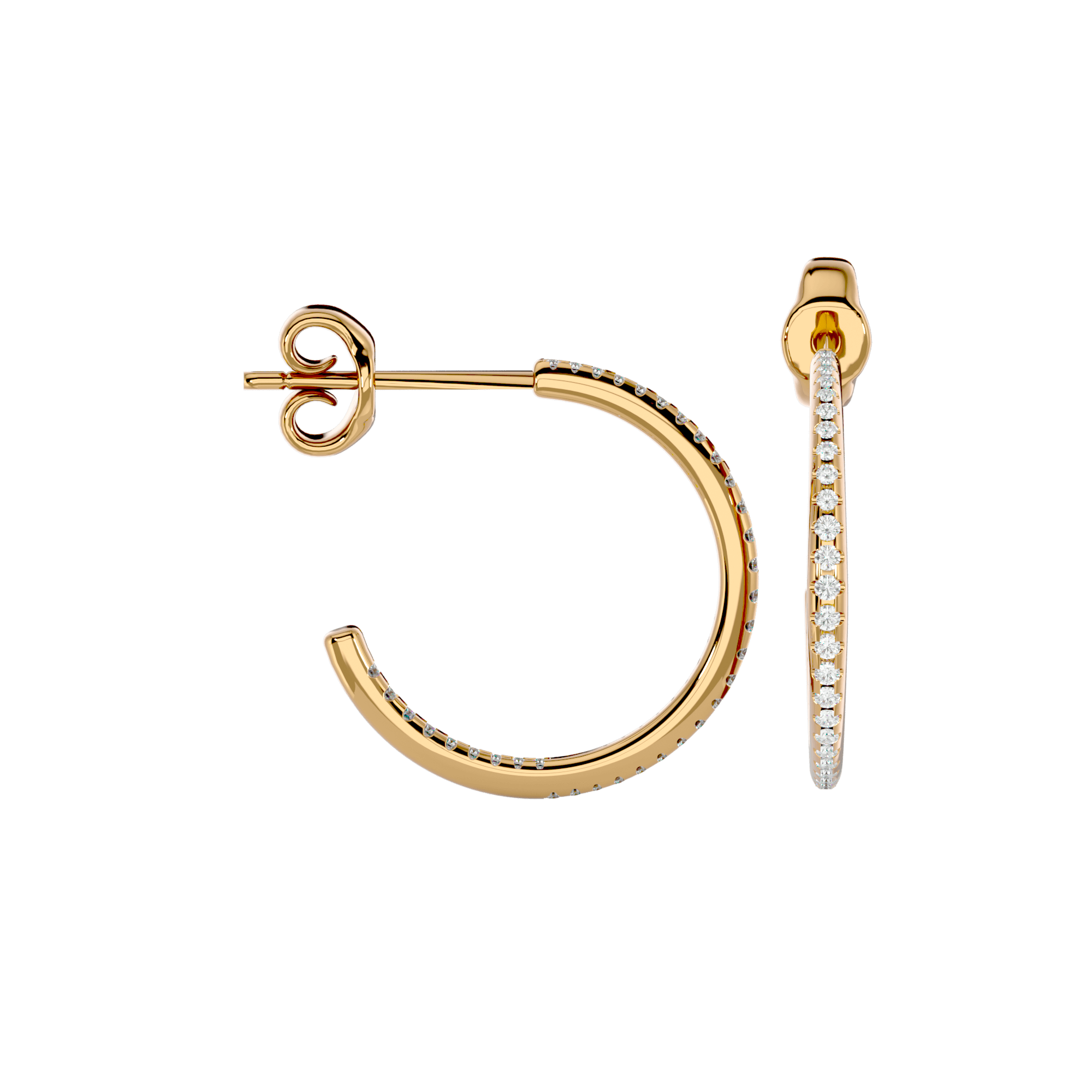 Bali Lab grown Diamond Earrings