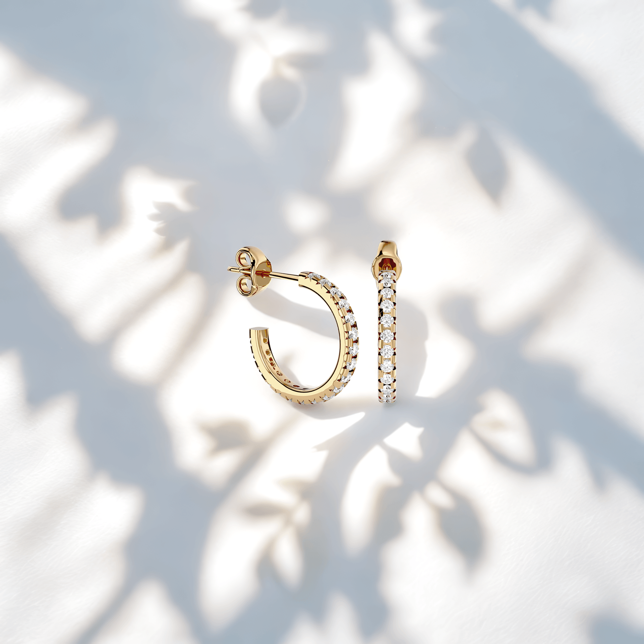 Little Hoops Diamond Earrings