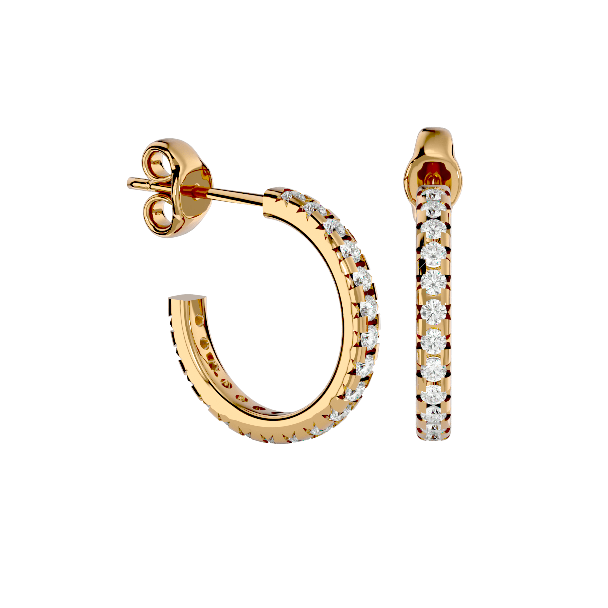 Little Hoops Diamond Earrings