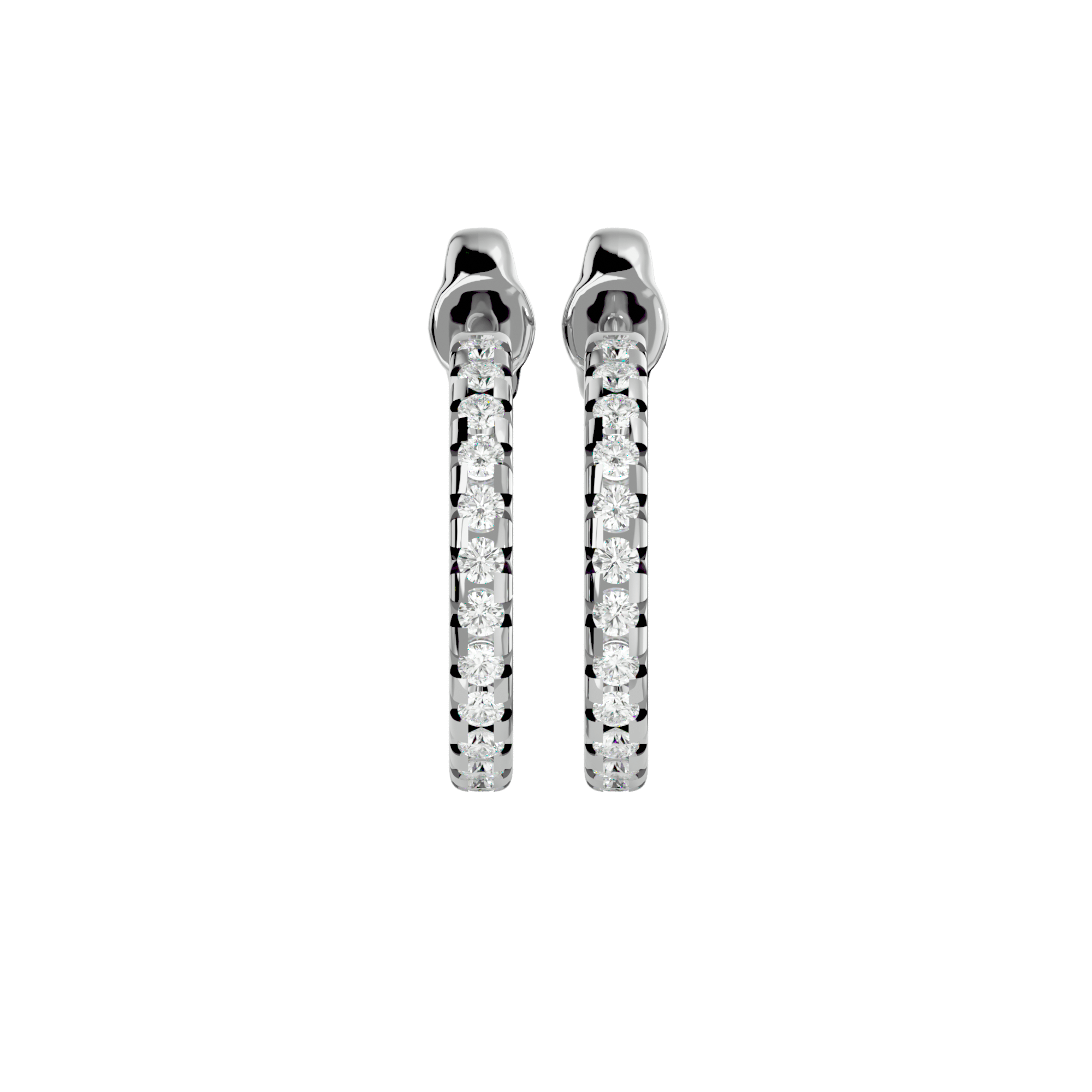 Little Hoops Diamond Earrings