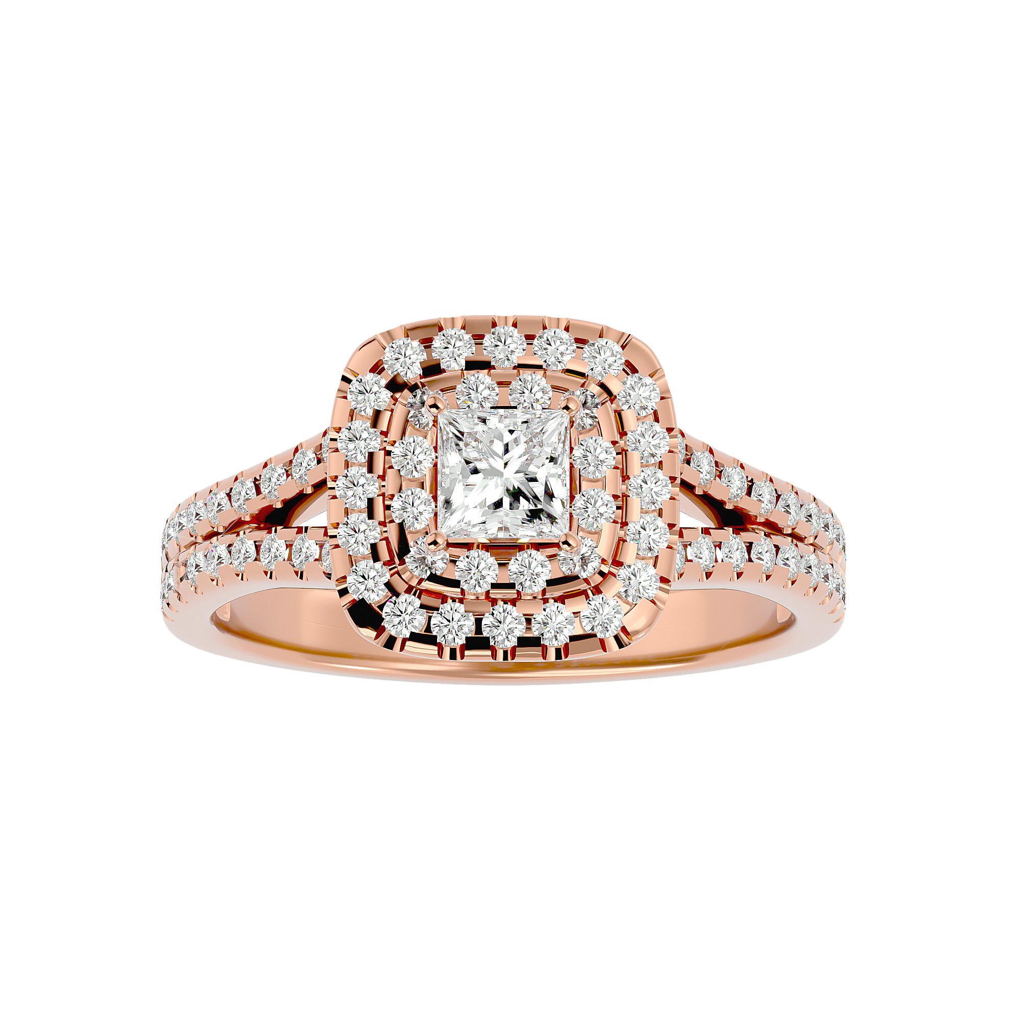 Evianna Diamond Halo Ring