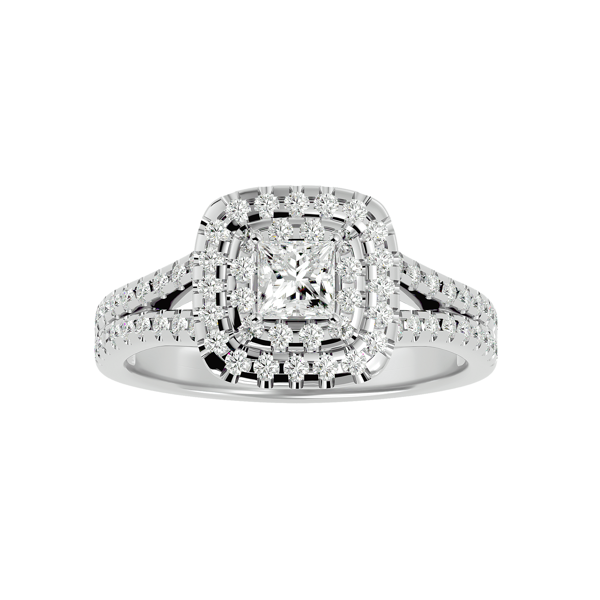Evianna Diamond Halo Ring