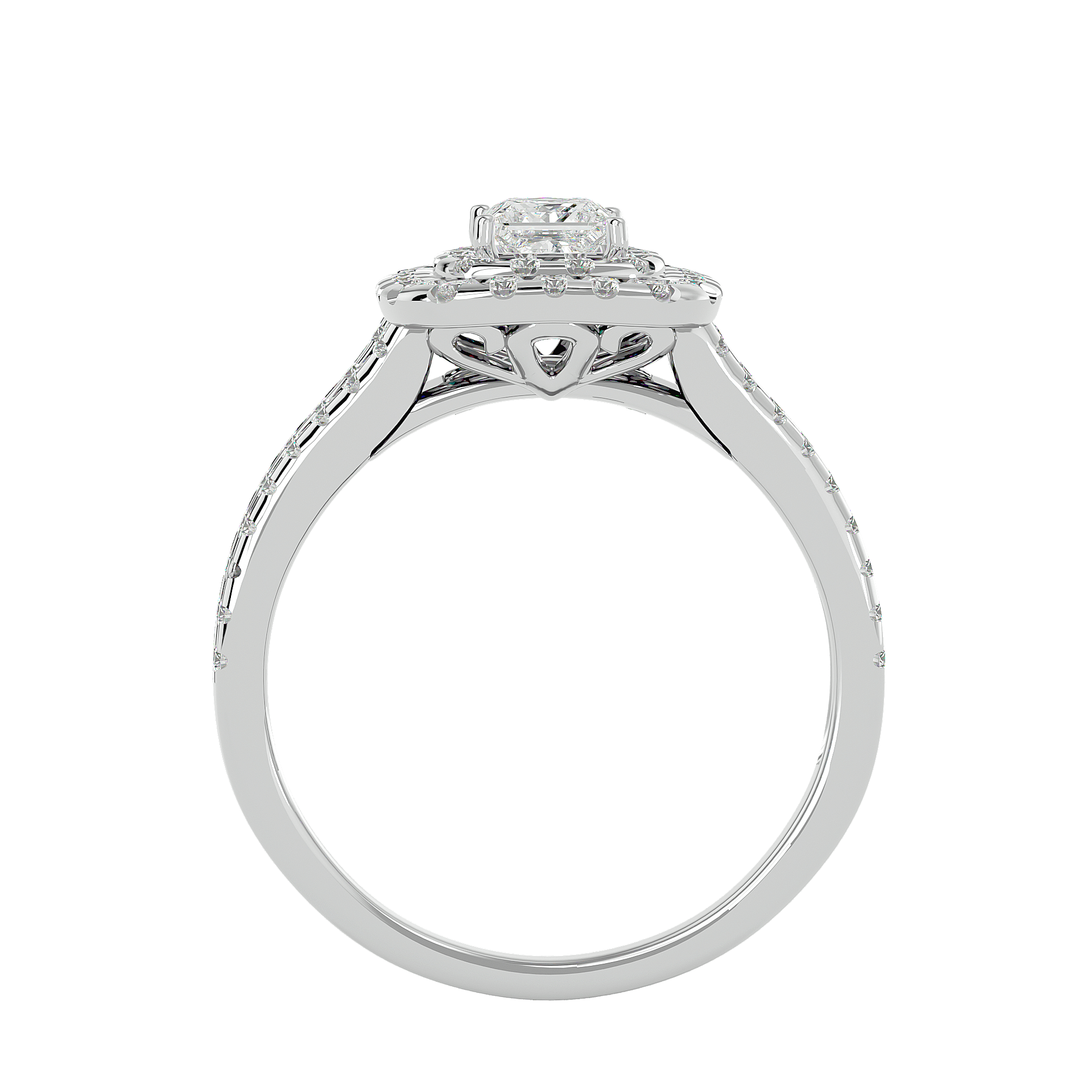 Evianna Diamond Halo Ring