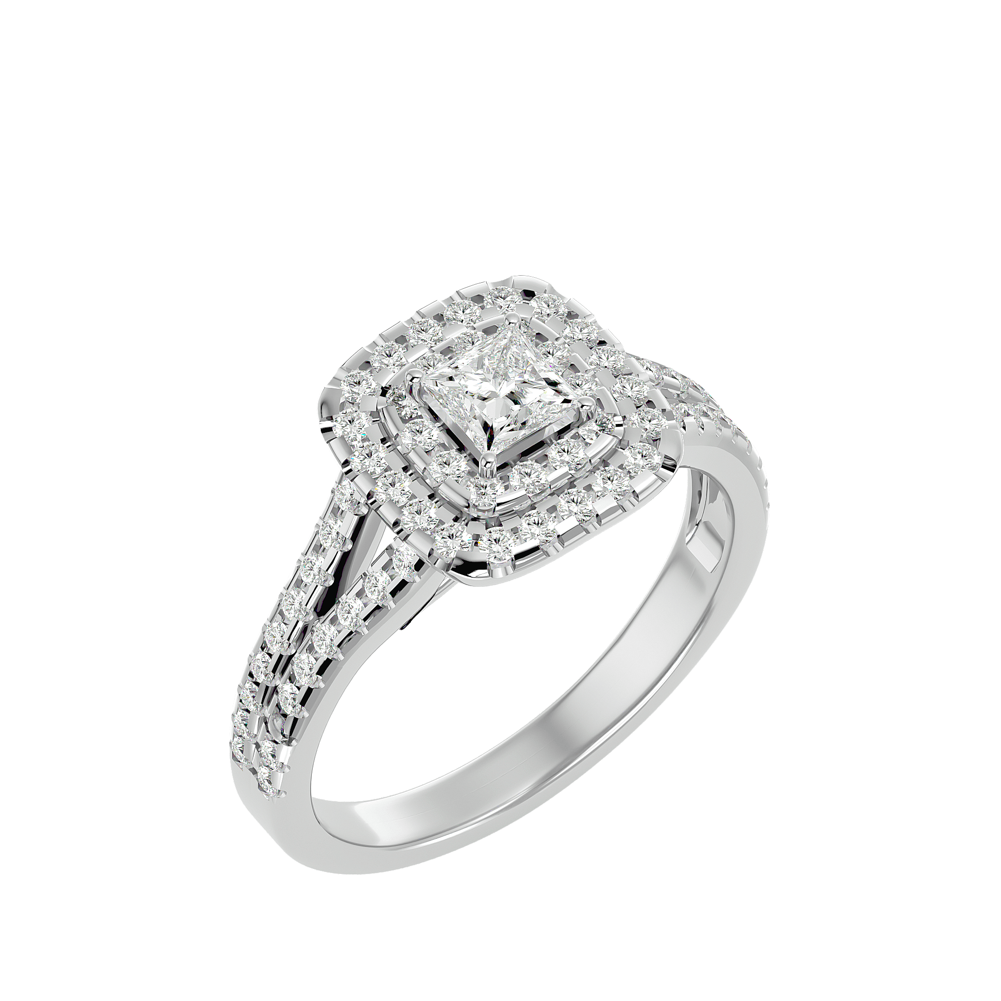 Evianna Diamond Halo Ring