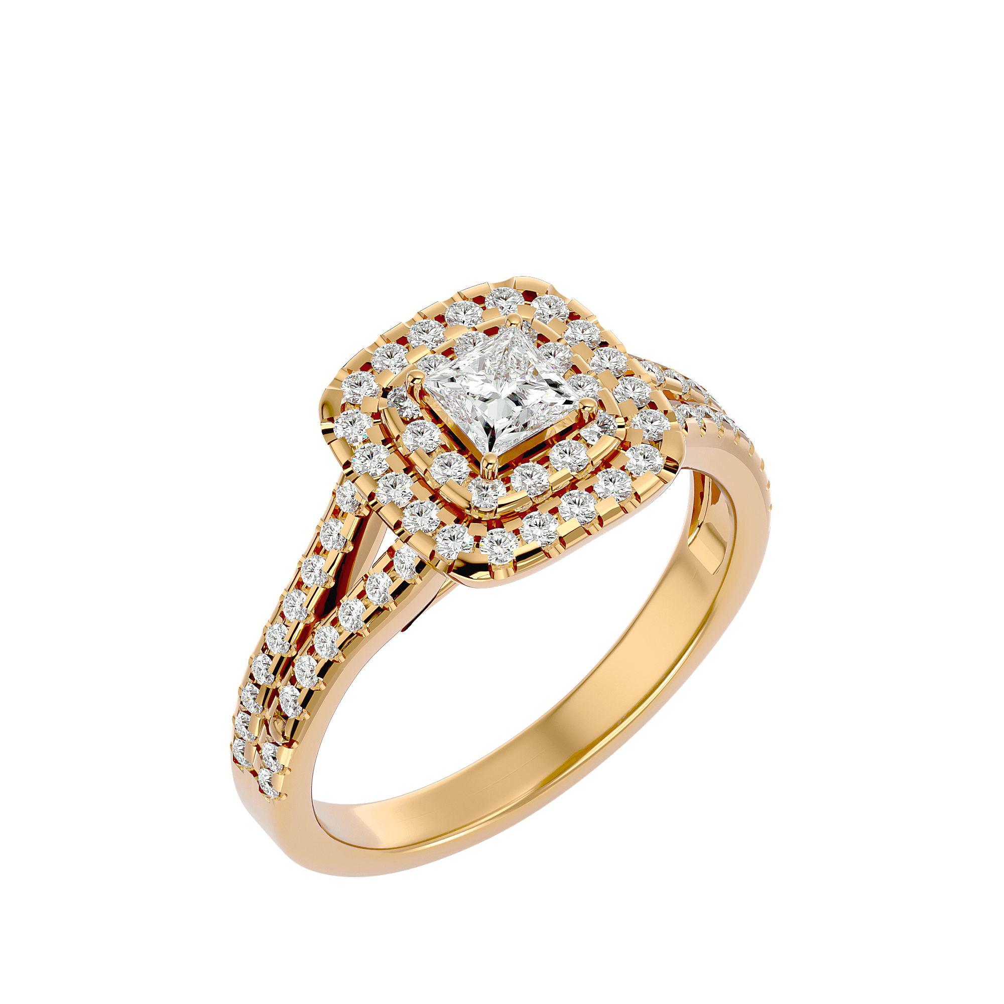 Evianna Diamond Halo Ring