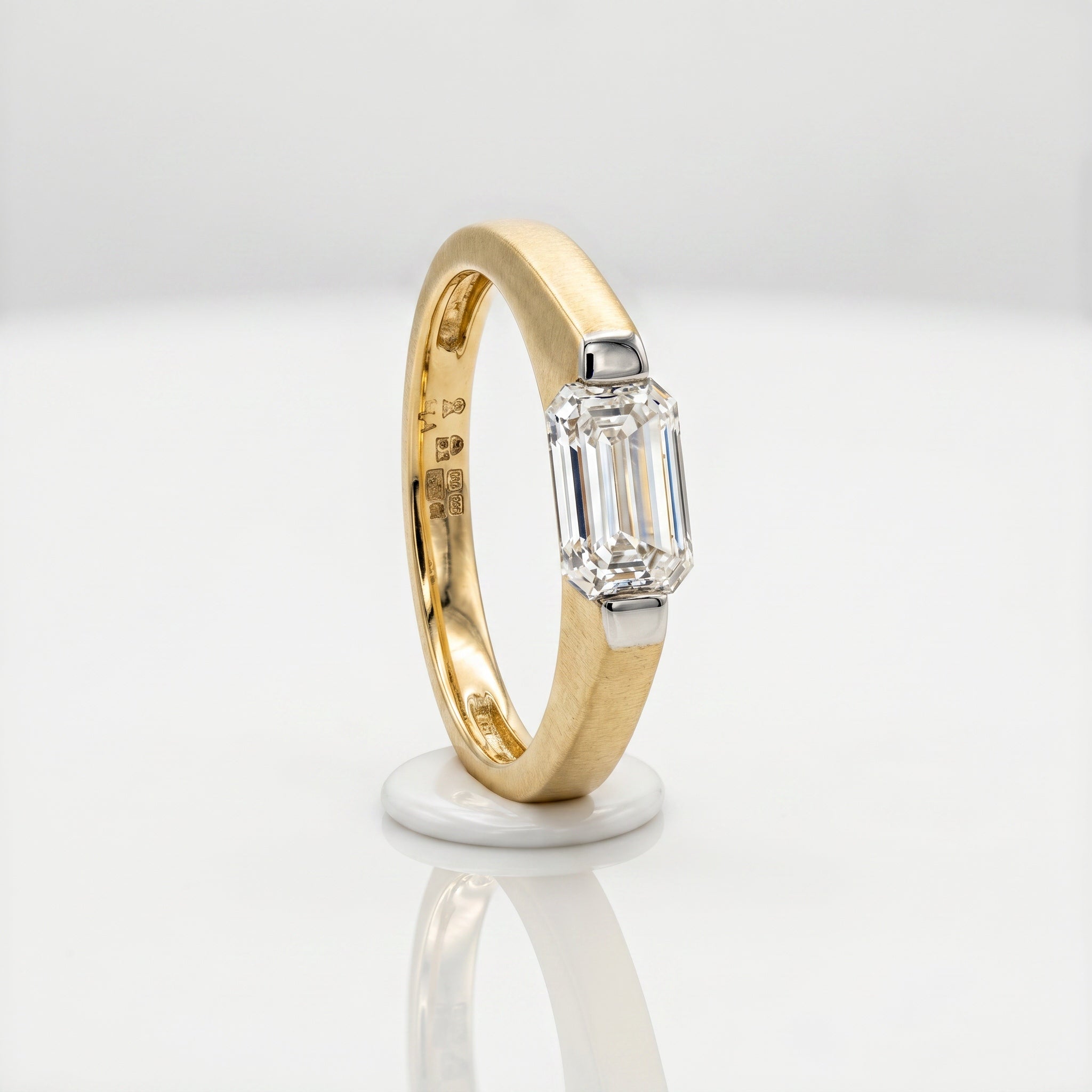 Aveline Emerald-Cut Lab Grown Diamond Ring