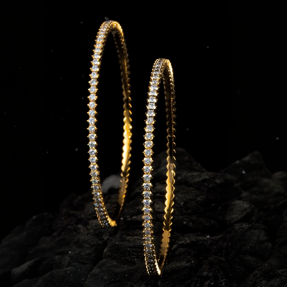 Eternal Closed Setting Diamond Bangle
