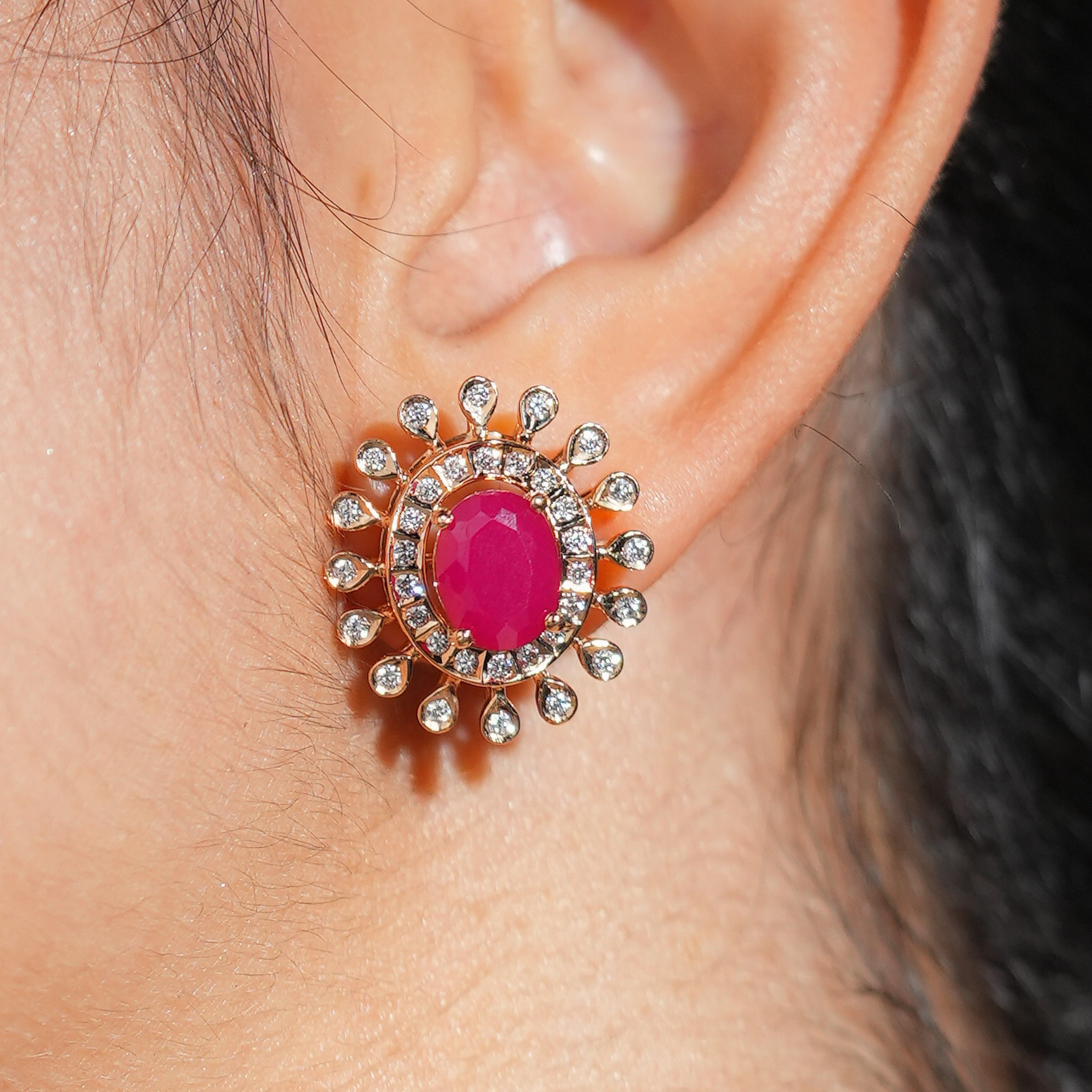 traditional diamond Earring