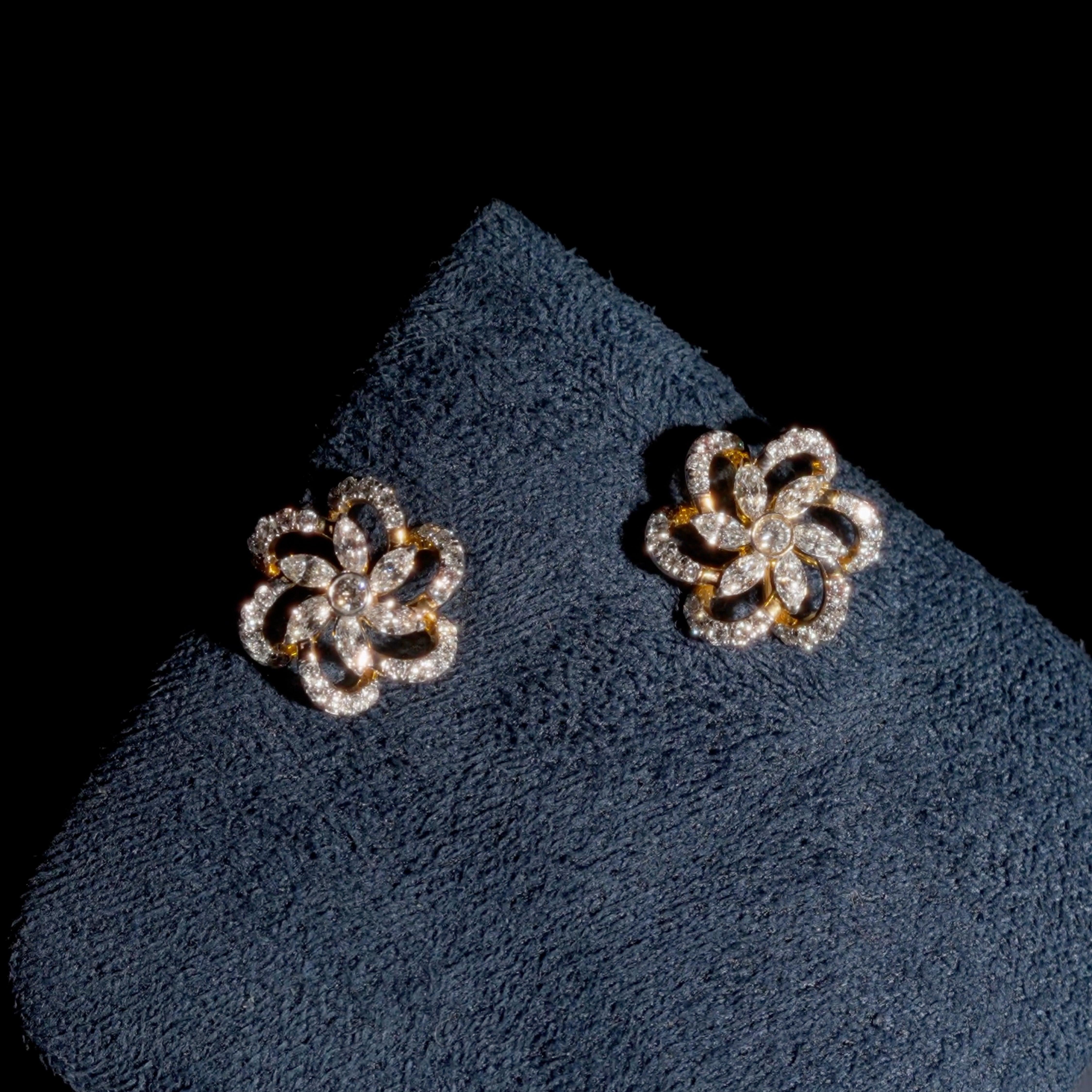 Marquese star Diamond Earring