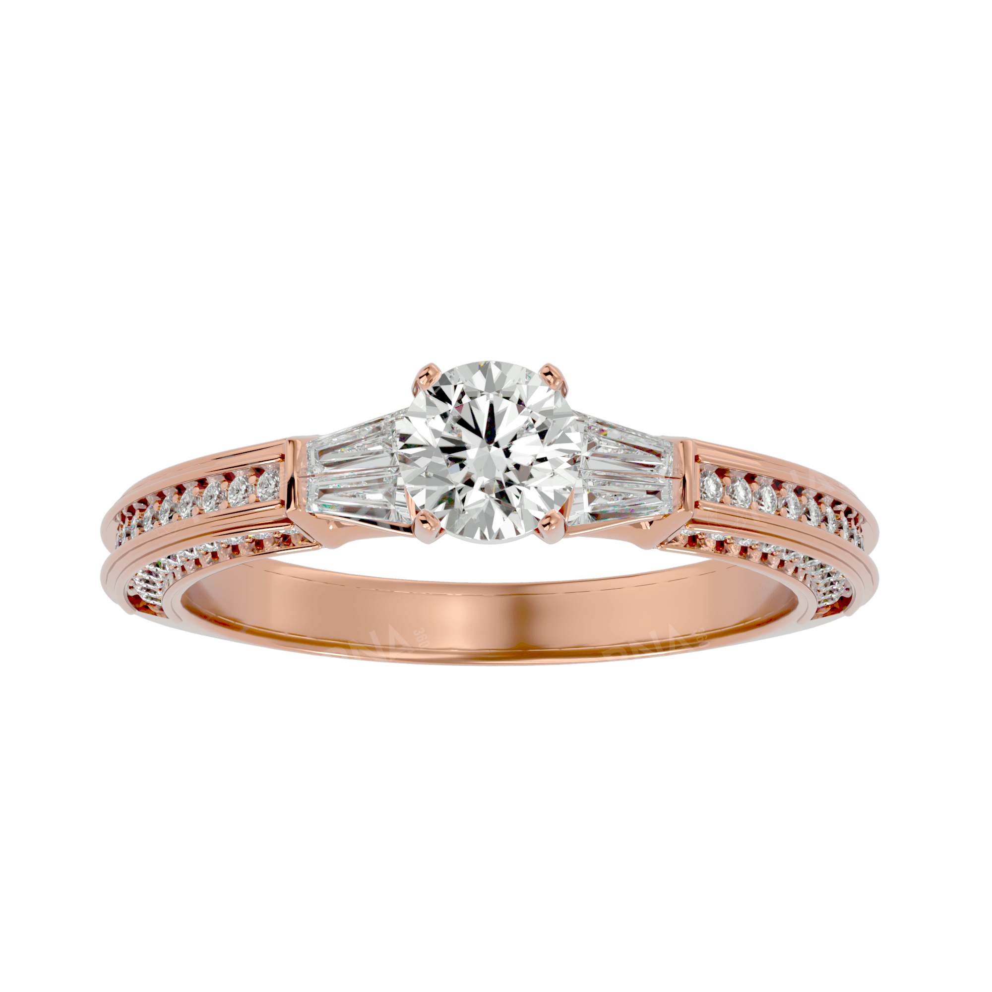 Sandra Three stone Ring