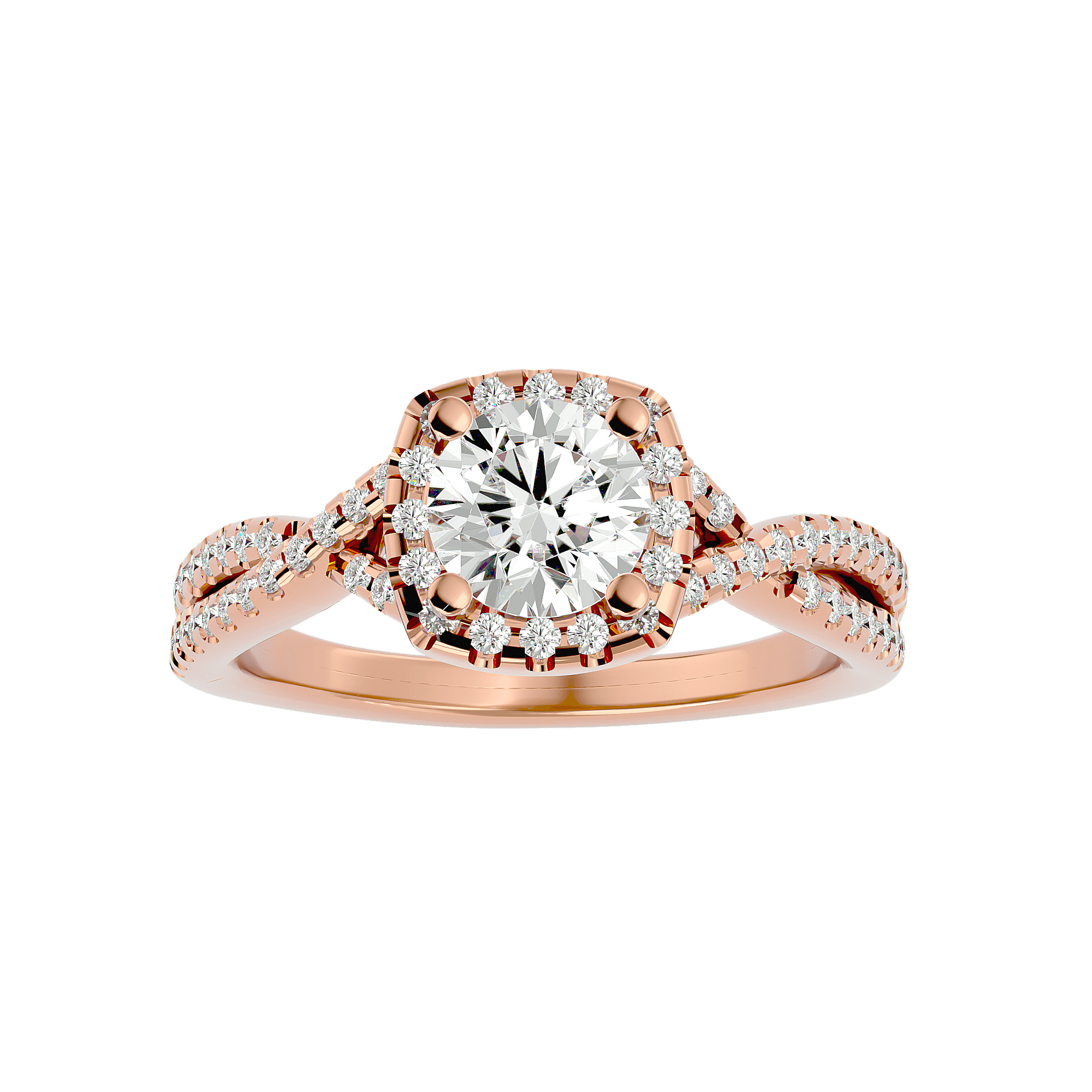 Imogen Diamond Halo Ring