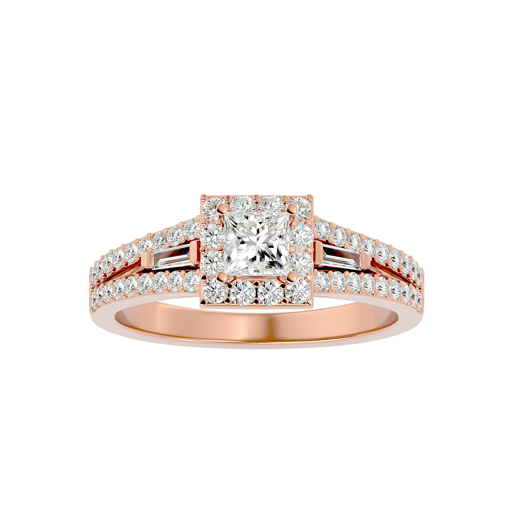 Isabella Diamond Halo Ring