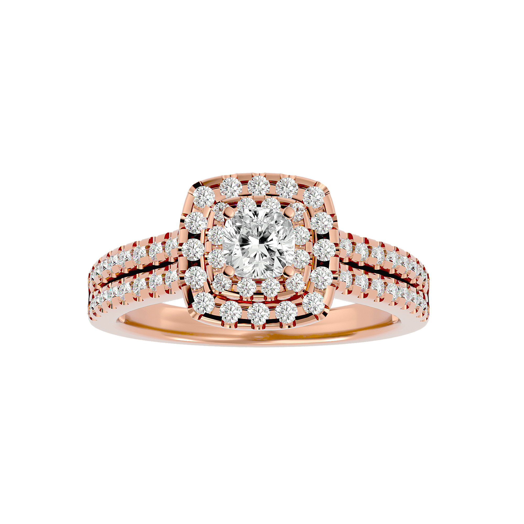 Genevieve Diamond Halo Ring