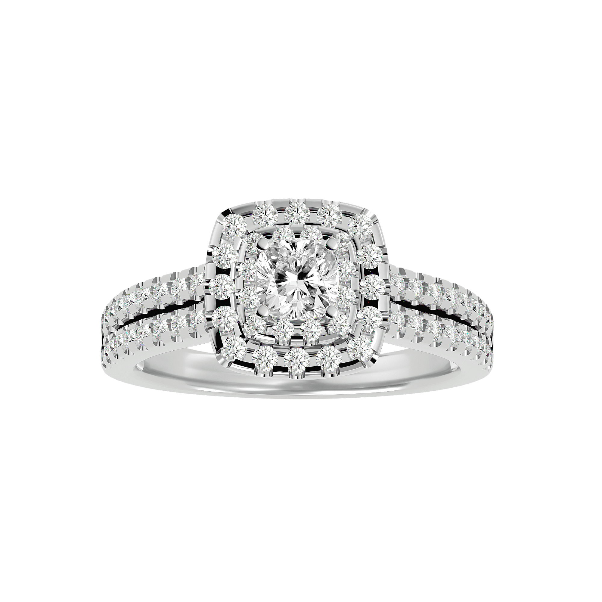 Genevieve Diamond Halo Ring