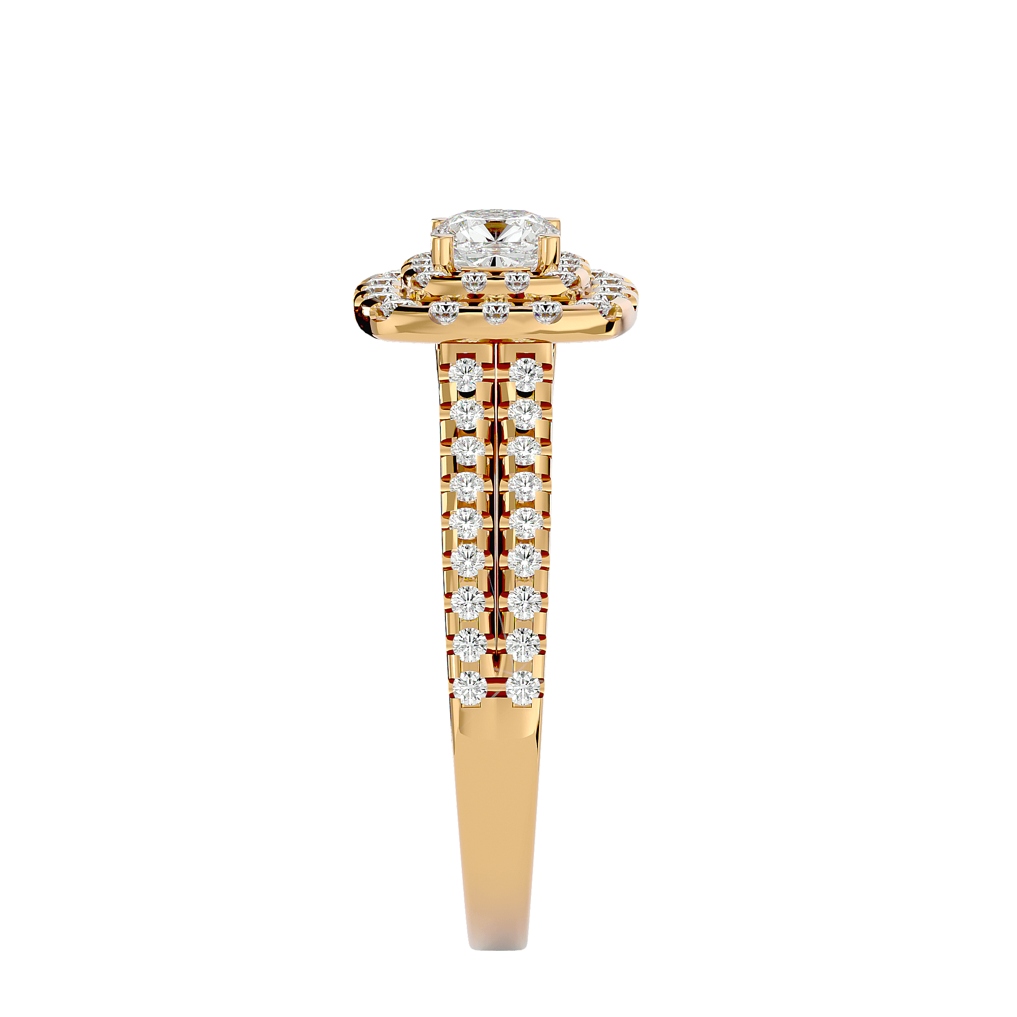 Genevieve Diamond Halo Ring