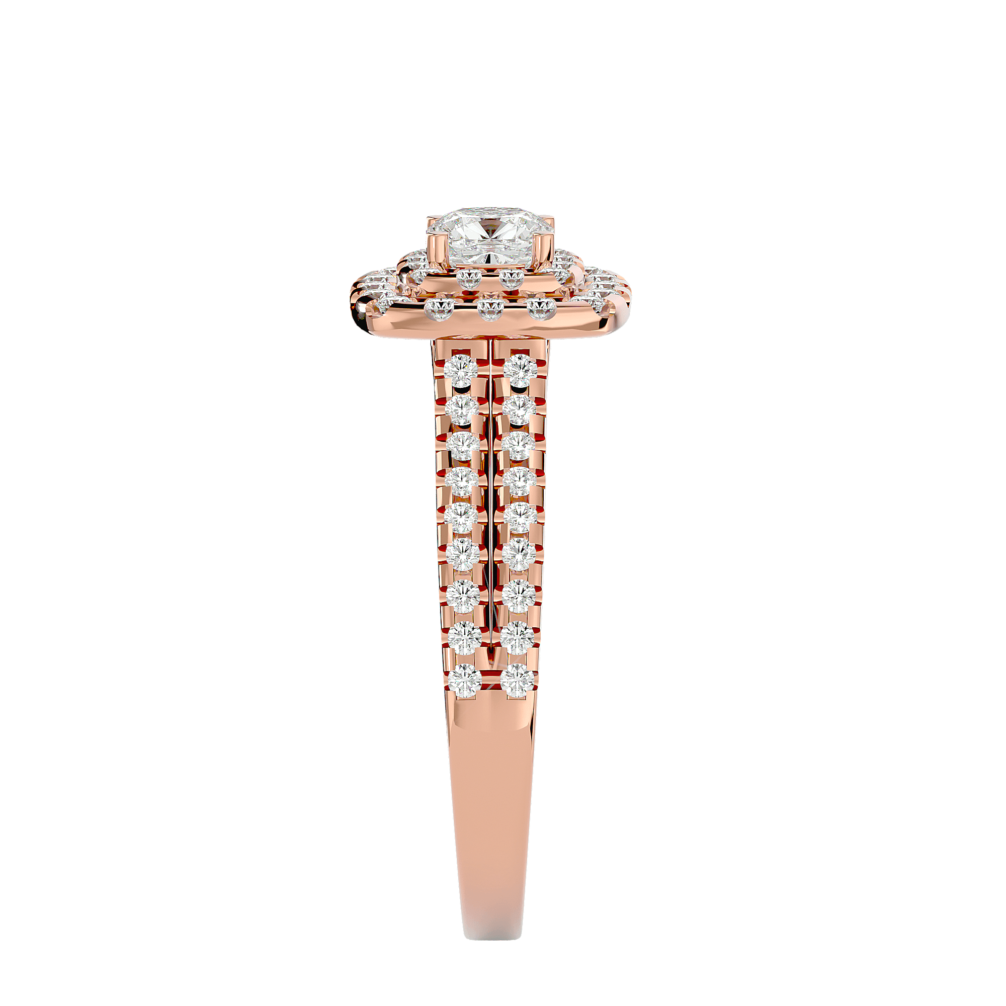 Genevieve Diamond Halo Ring