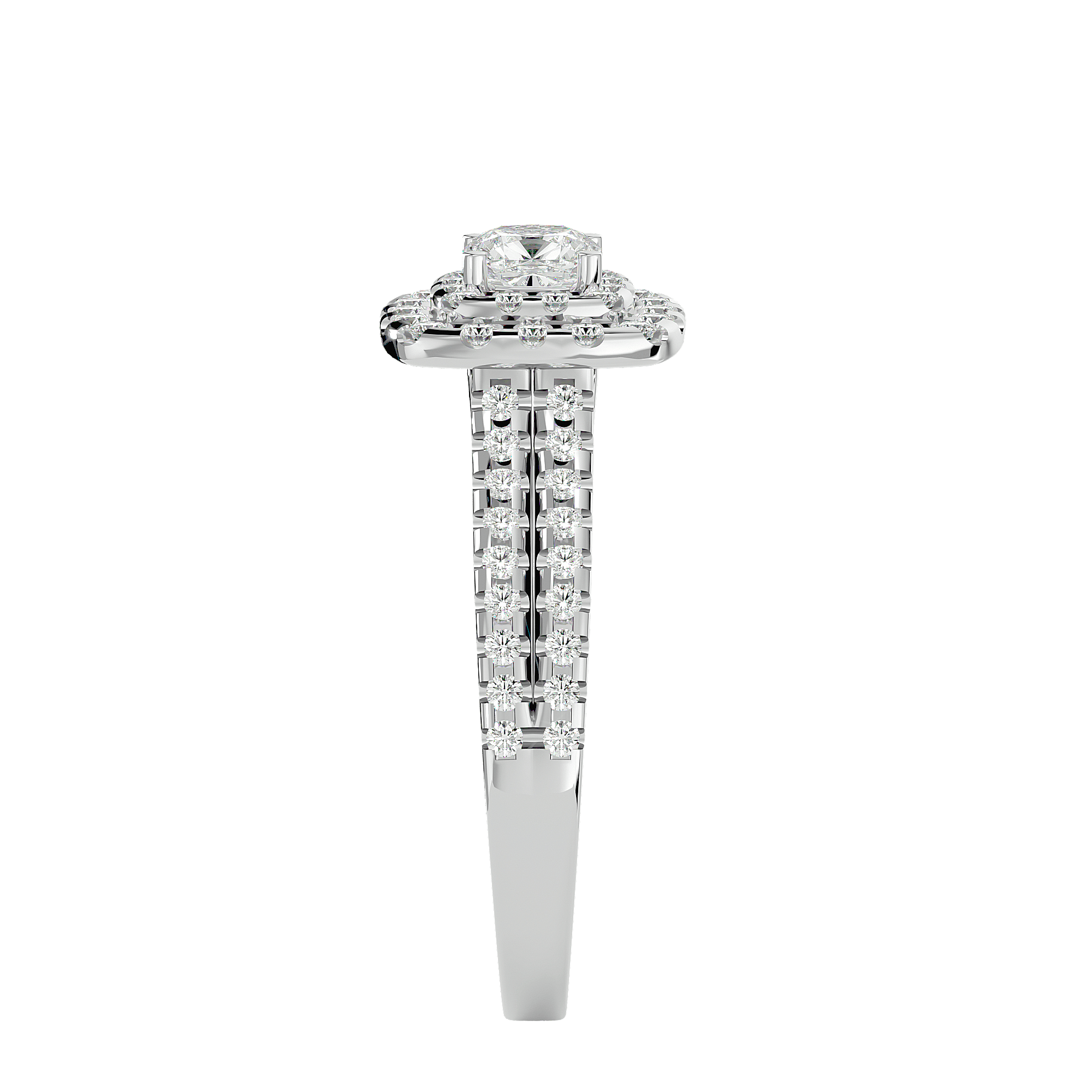 Genevieve Diamond Halo Ring