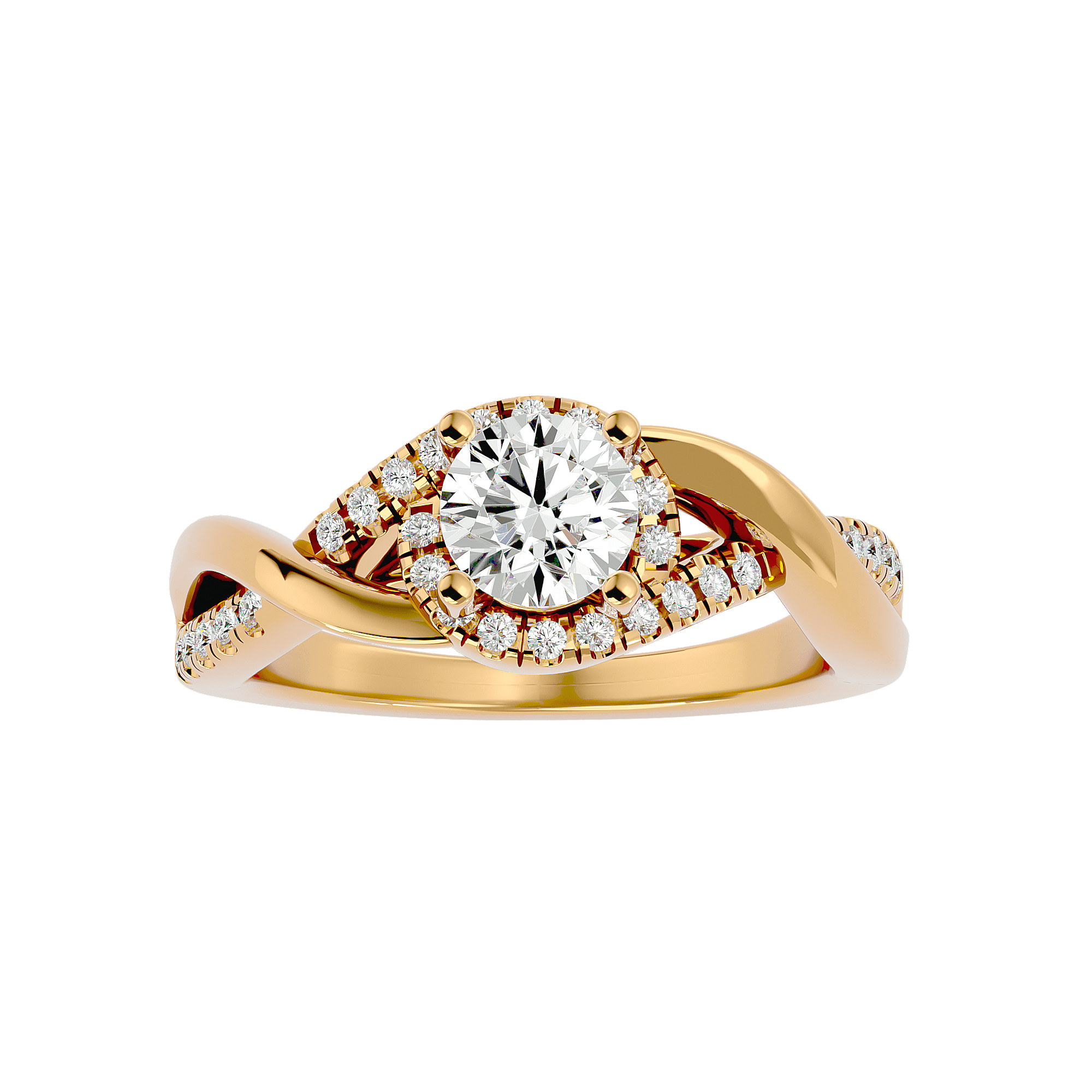 Jacqueline Diamond Halo Ring