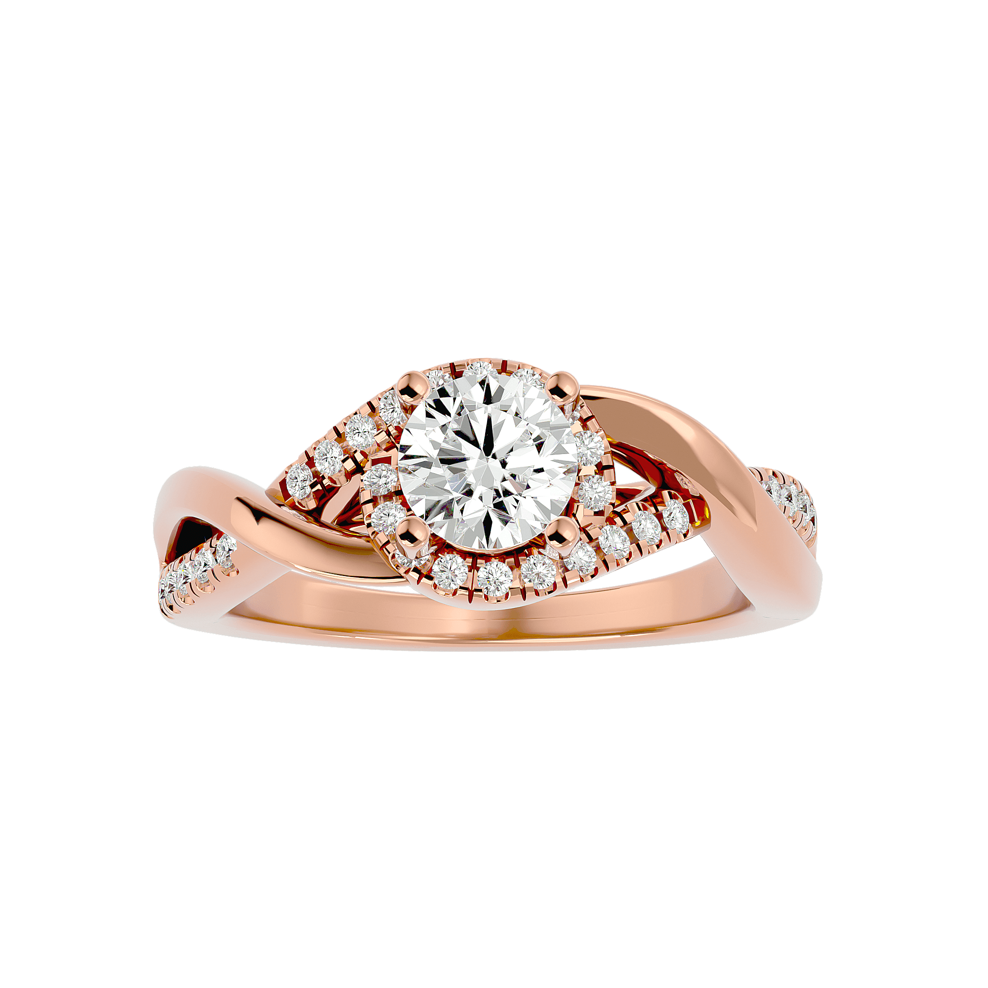 Jacqueline Diamond Halo Ring