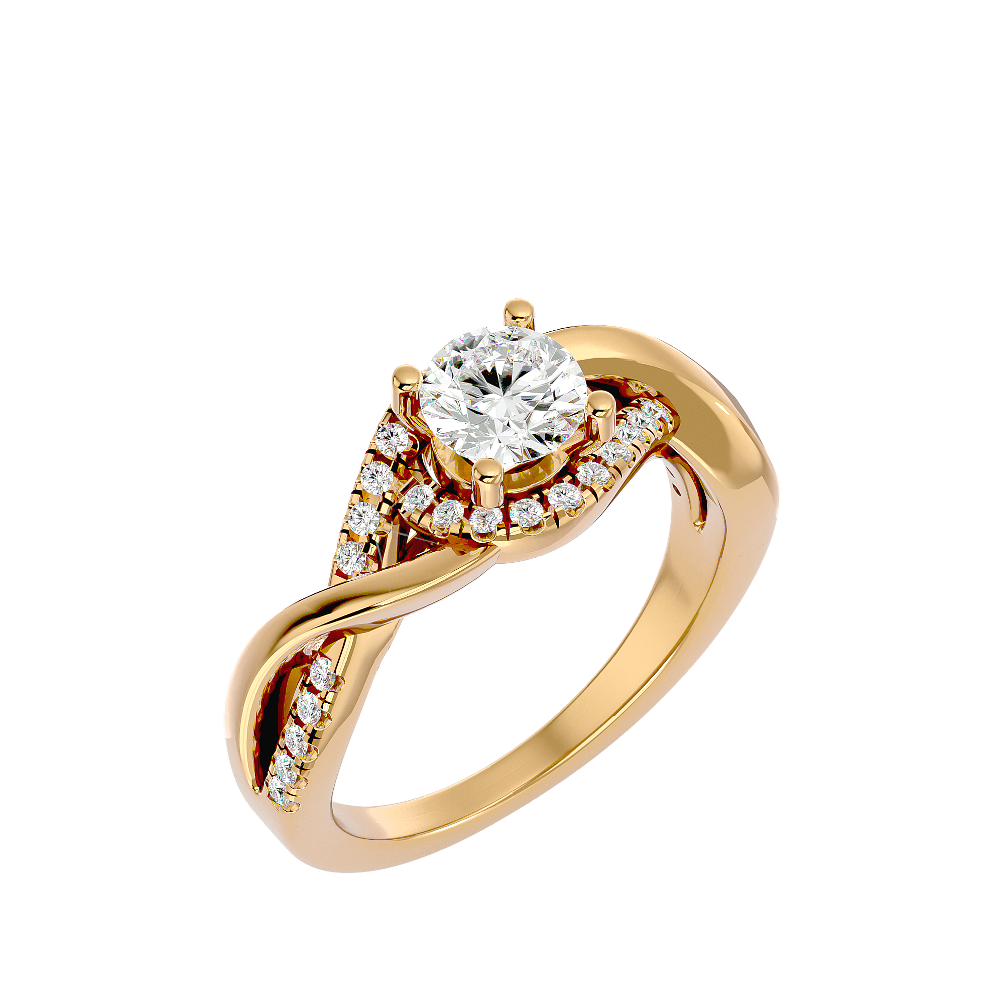 Jacqueline Diamond Halo Ring