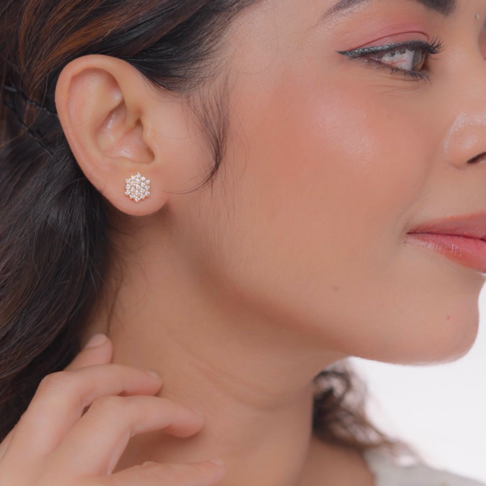 Kutty Closed Set Diamond Earring