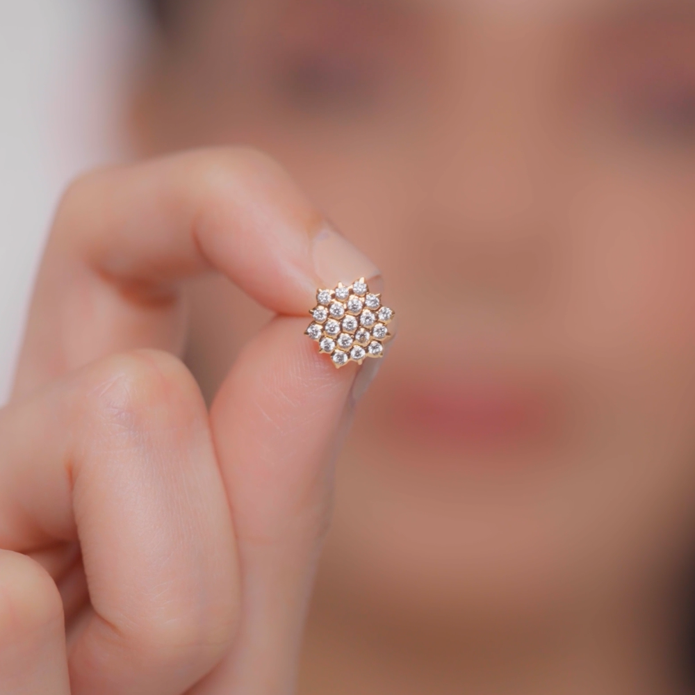Kutty Closed Set Diamond Earring