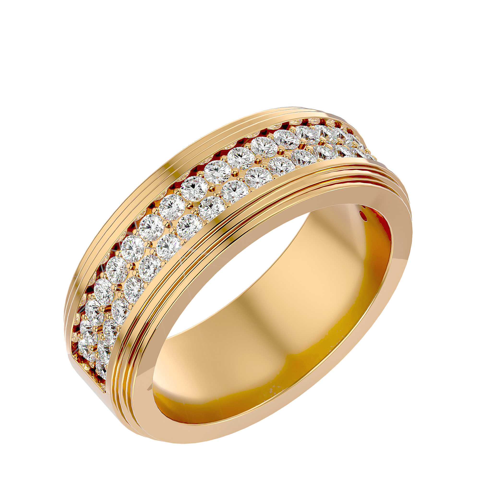 Giavanna Diamond Mens Rings