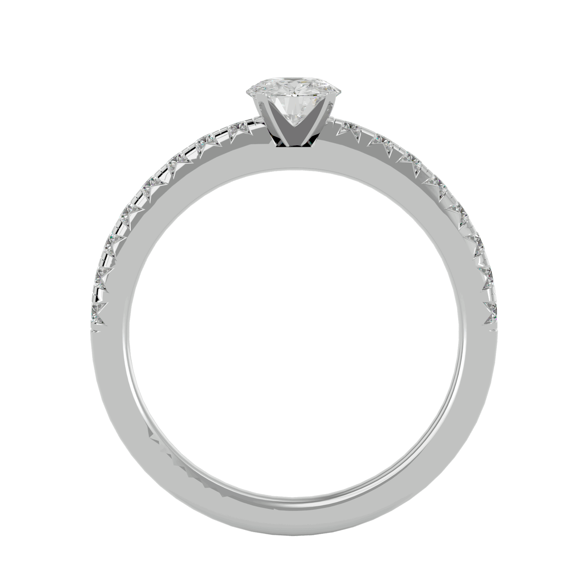 Zavian Diamond Solitaire Ring