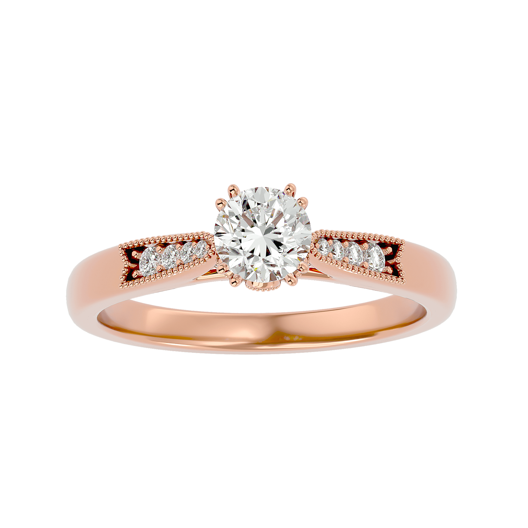 Audrey Diamond Solitaire Ring