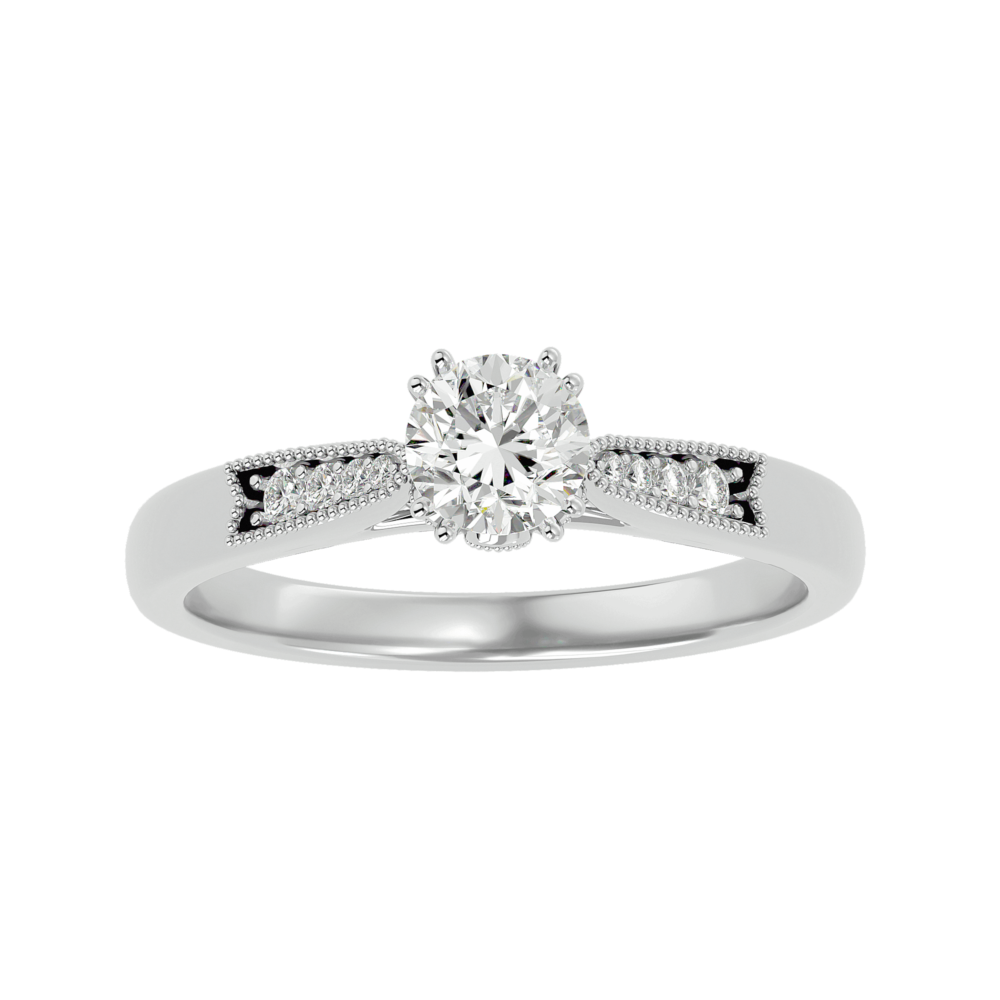 Audrey Diamond Solitaire Ring