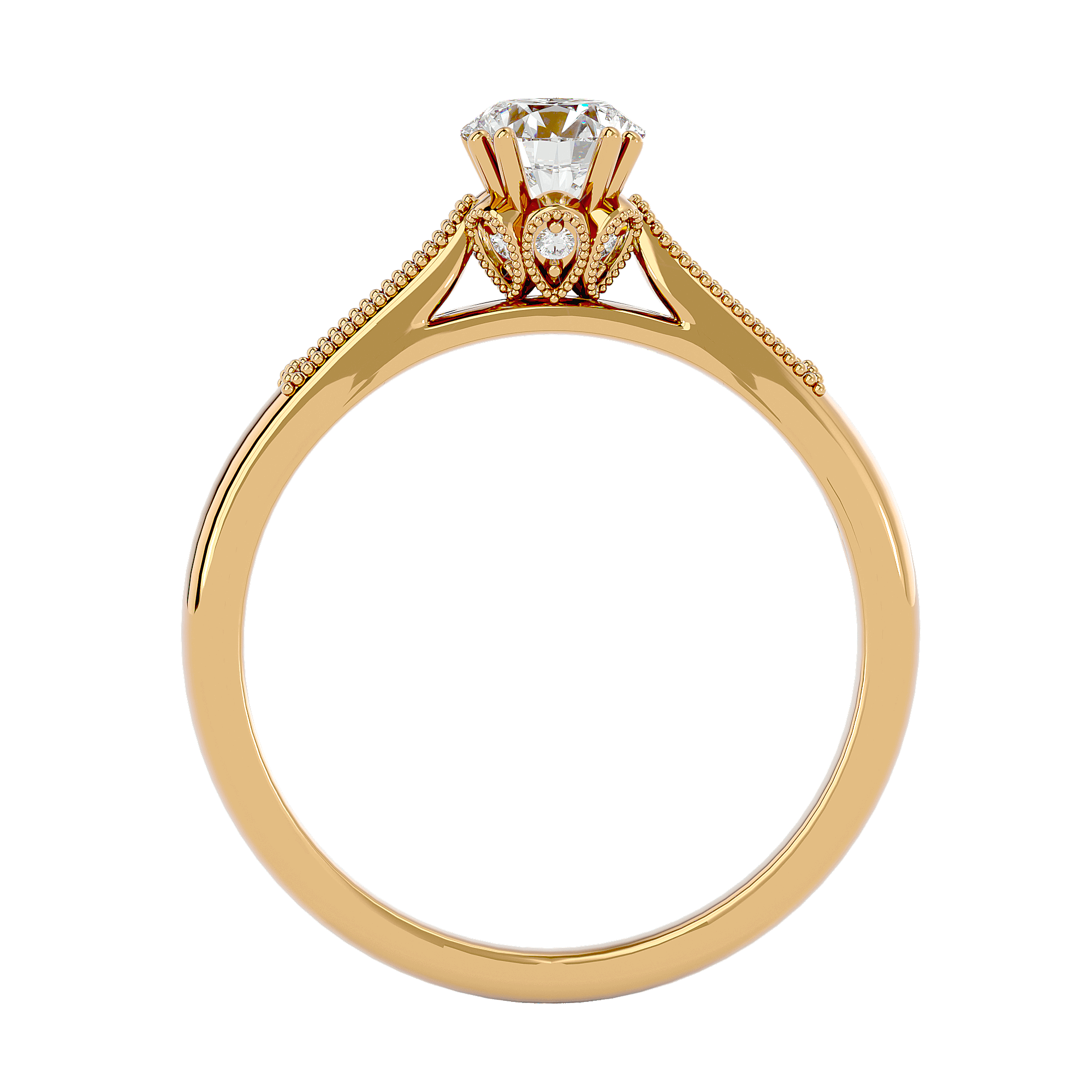 Audrey Diamond Solitaire Ring